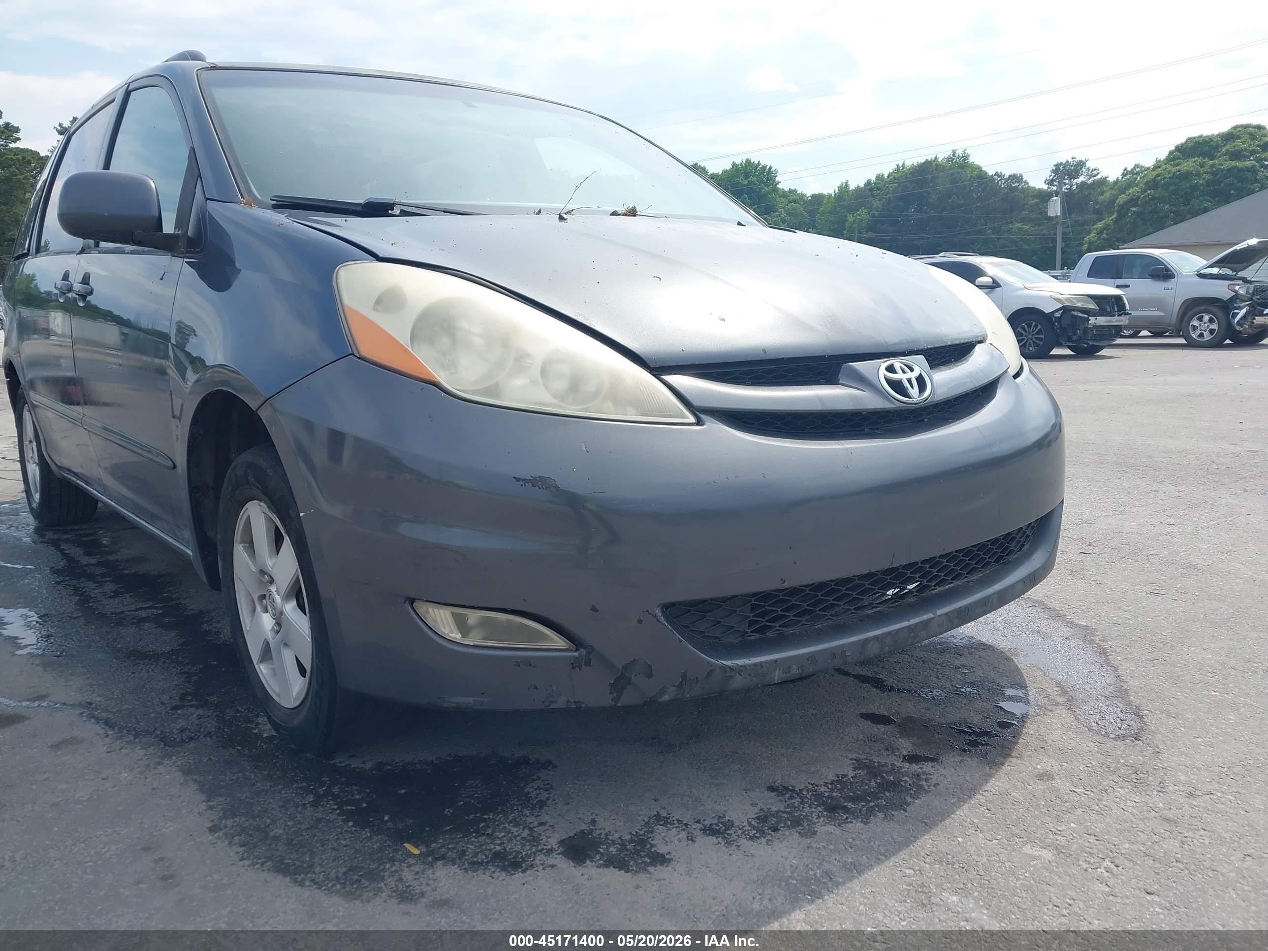 2006 Toyota Sienna Xle Gray vin: 5TDZA22C36S413642