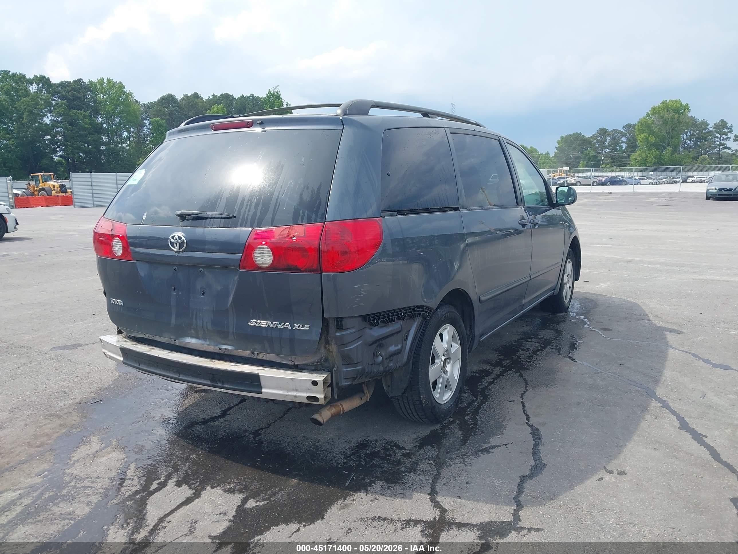 2006 Toyota Sienna Xle Gray vin: 5TDZA22C36S413642