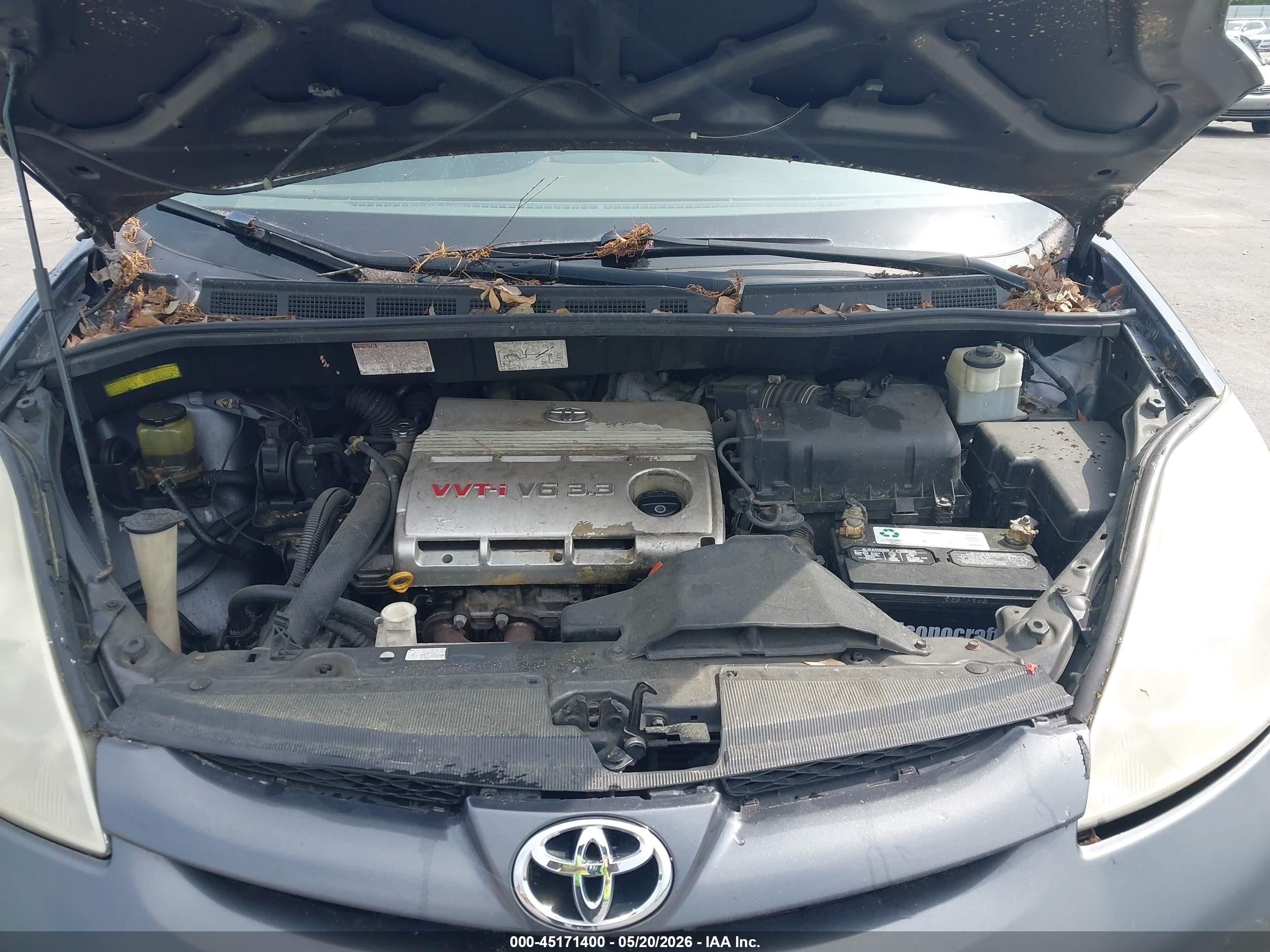 2006 Toyota Sienna Xle Gray vin: 5TDZA22C36S413642