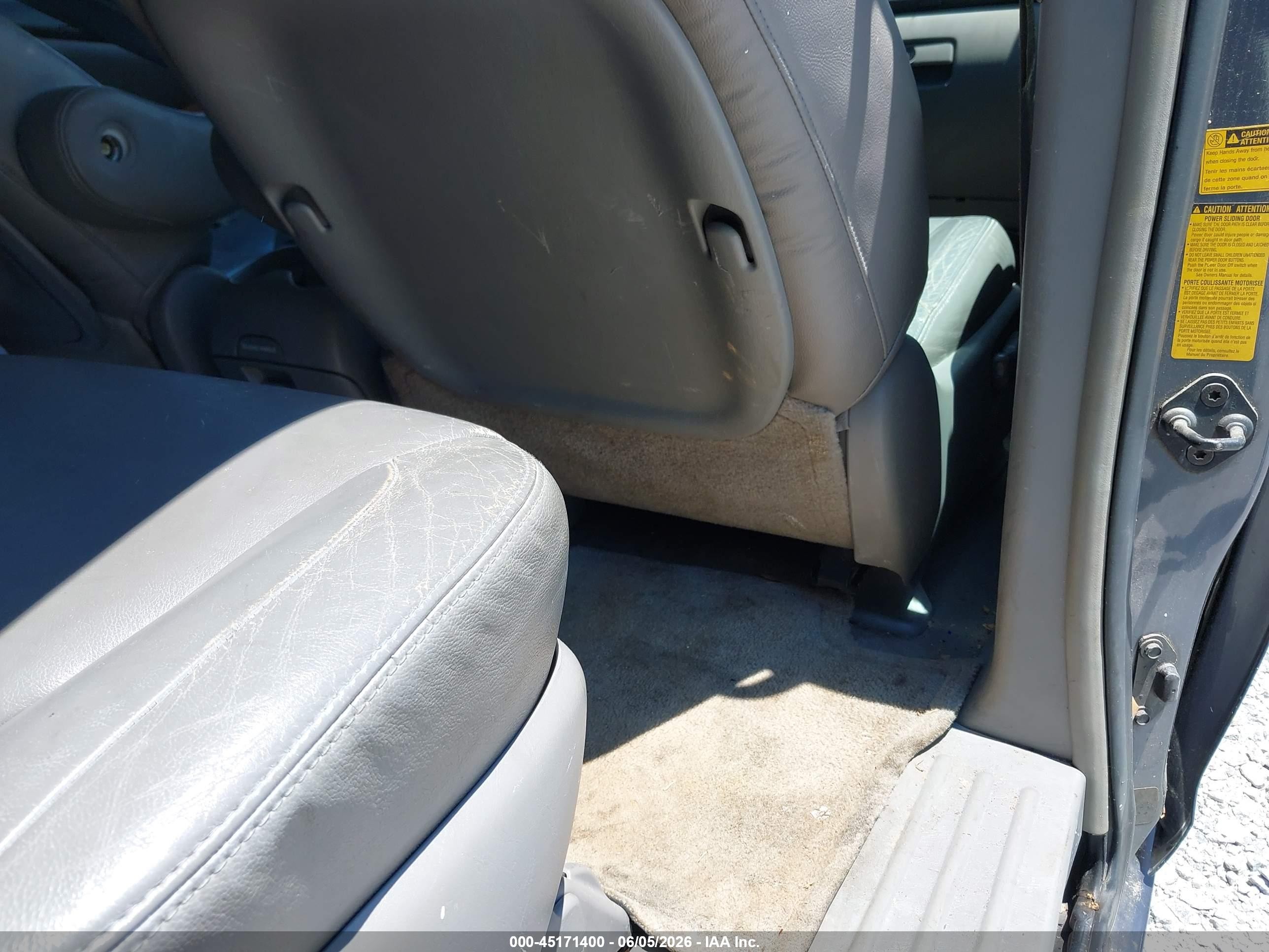 2006 Toyota Sienna Xle Gray vin: 5TDZA22C36S413642