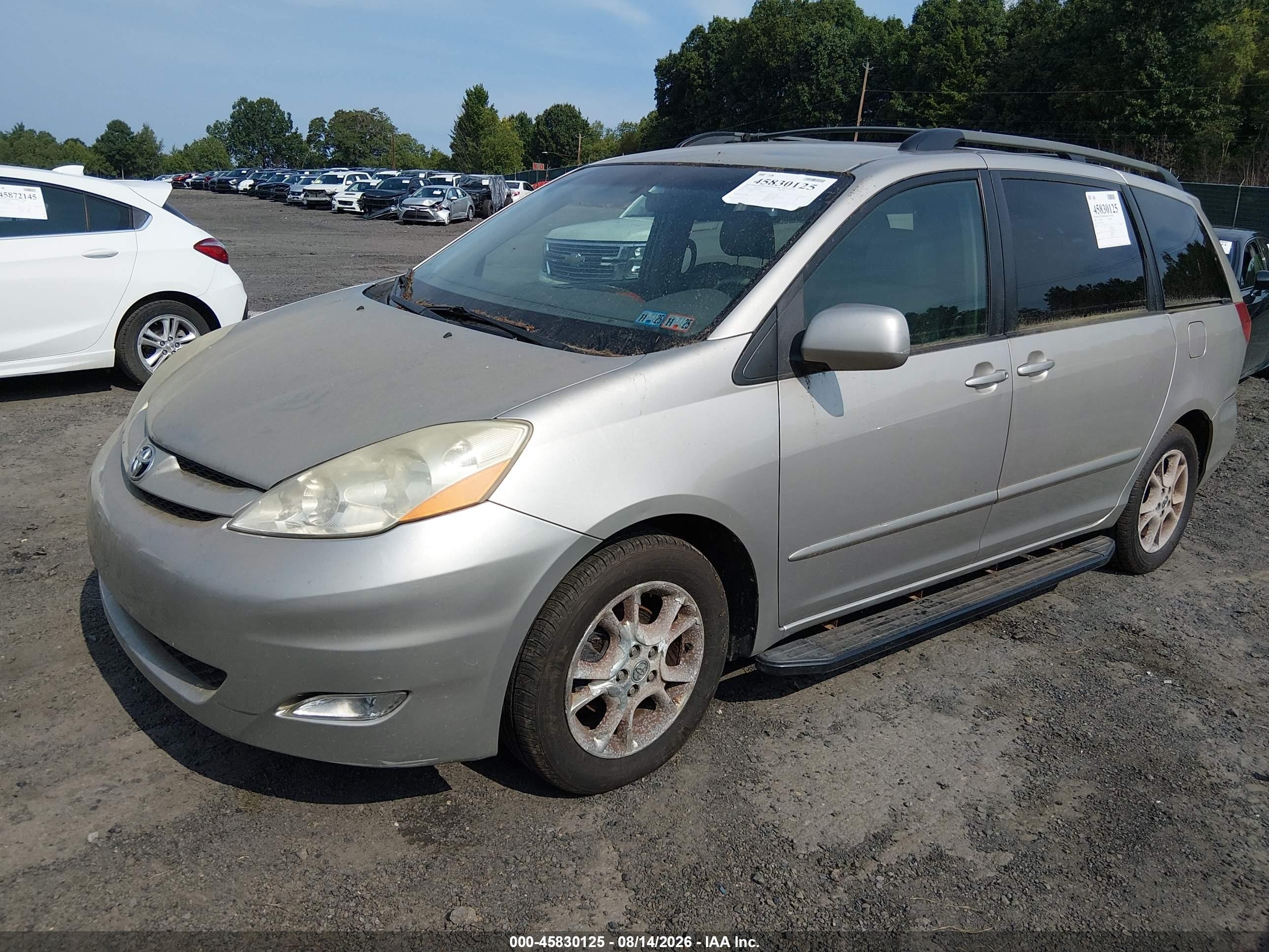2006 Toyota Sienna Xle/xle Limited Gray vin: 5TDZA22C36S474506