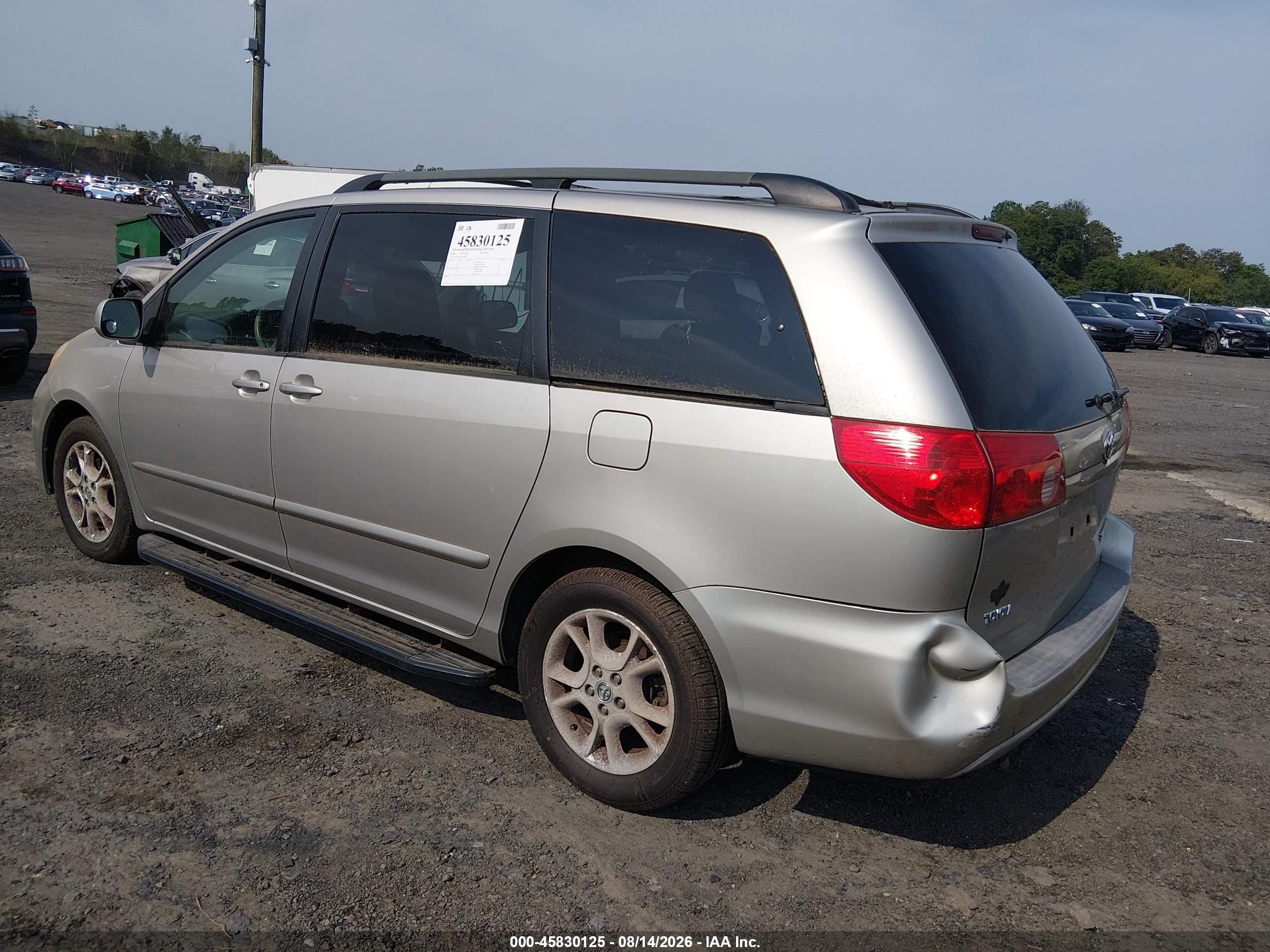 2006 Toyota Sienna Xle/xle Limited Gray vin: 5TDZA22C36S474506