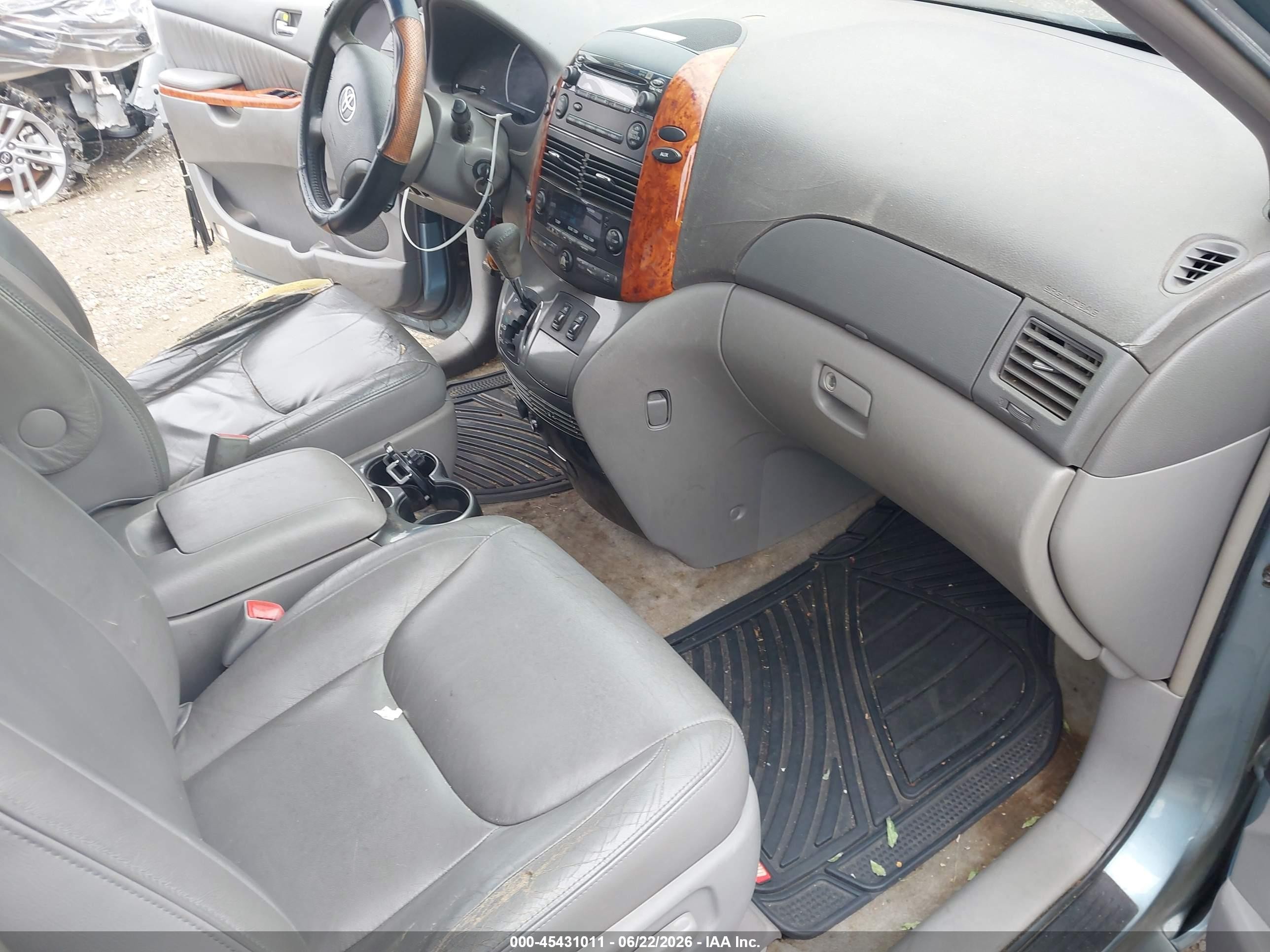2006 Toyota Sienna Xle Blue vin: 5TDZA22C36S494657