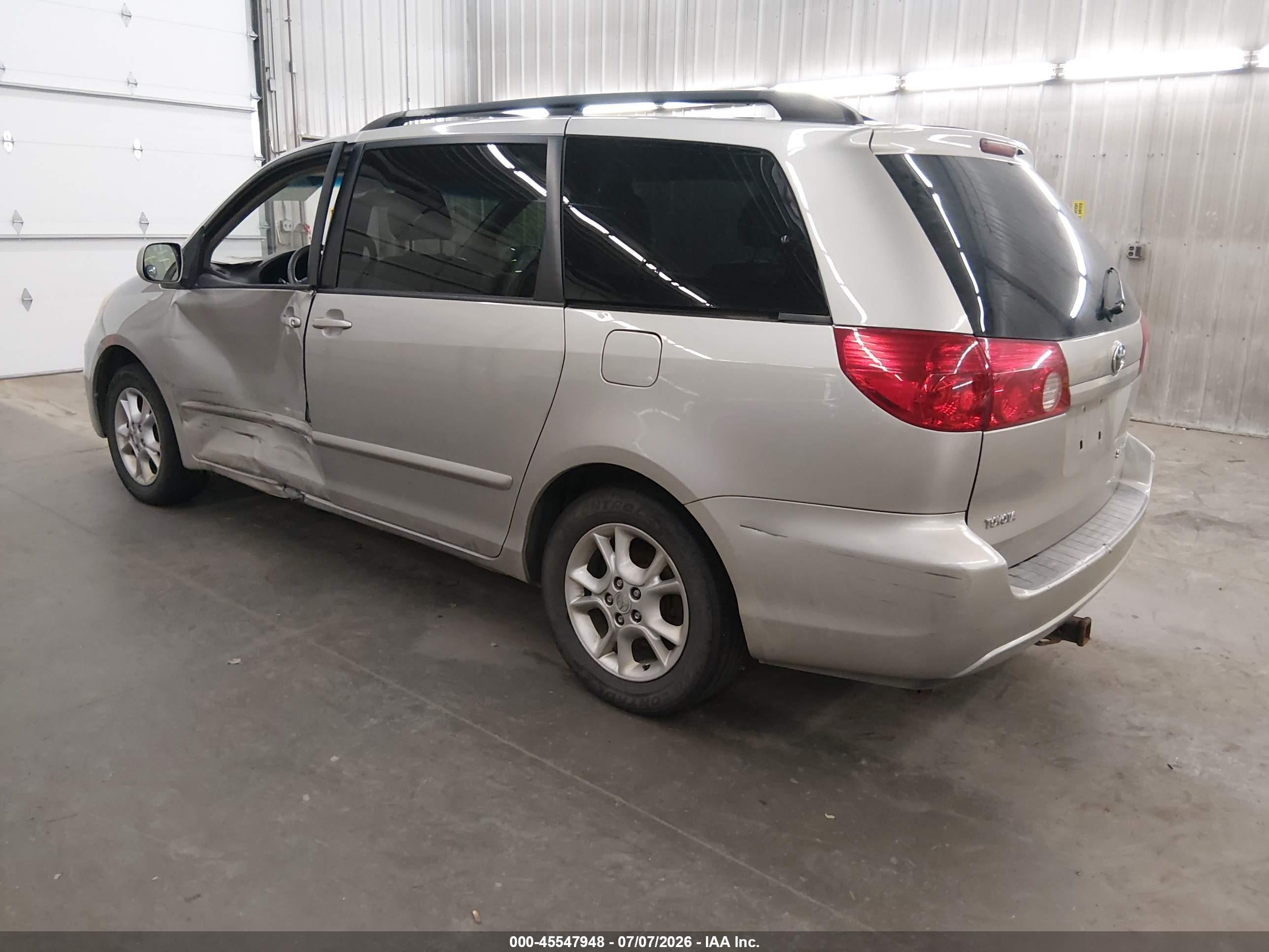2006 Toyota Sienna Xle Silver vin: 5TDZA22C36S537197