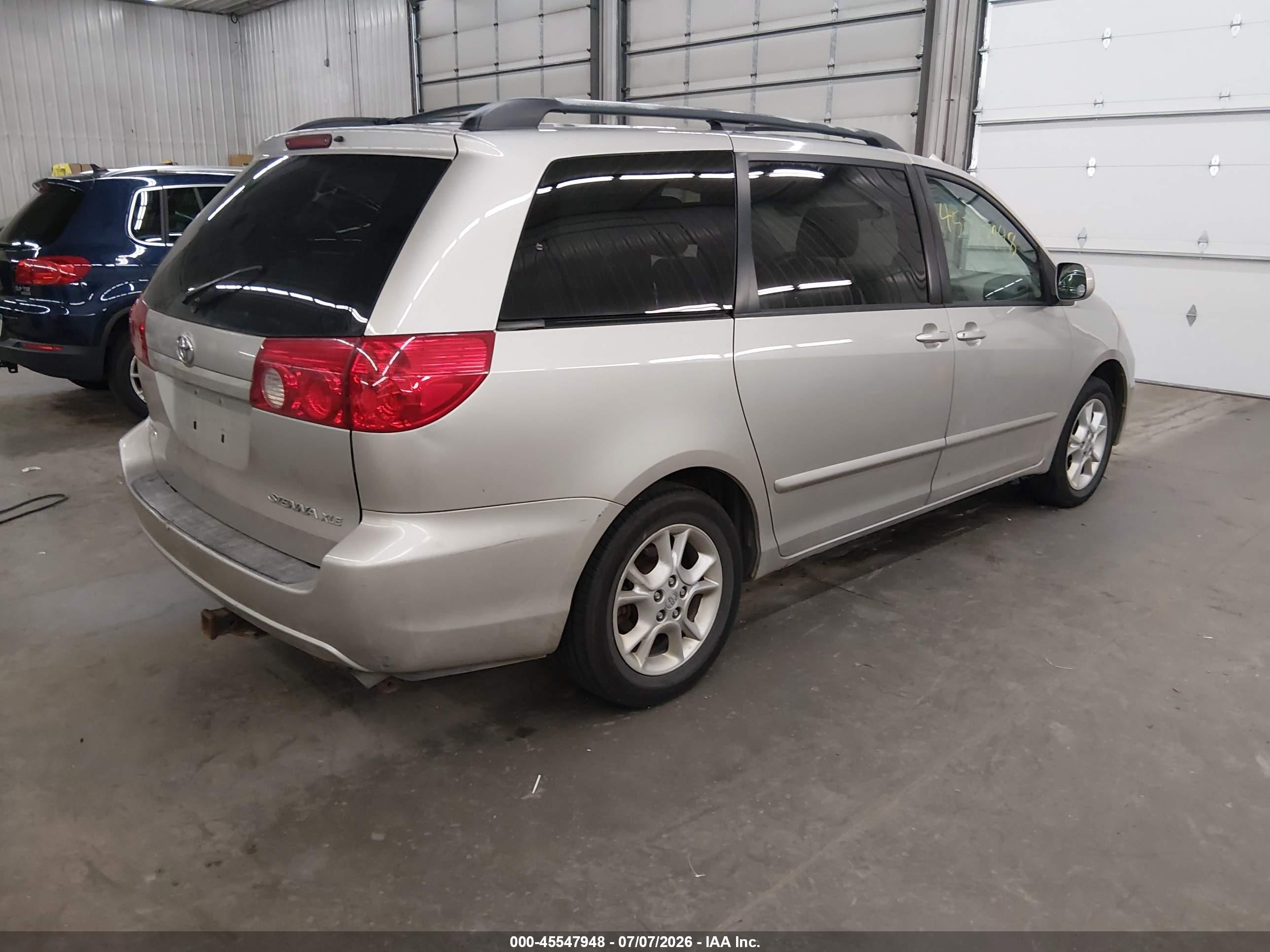 2006 Toyota Sienna Xle Silver vin: 5TDZA22C36S537197