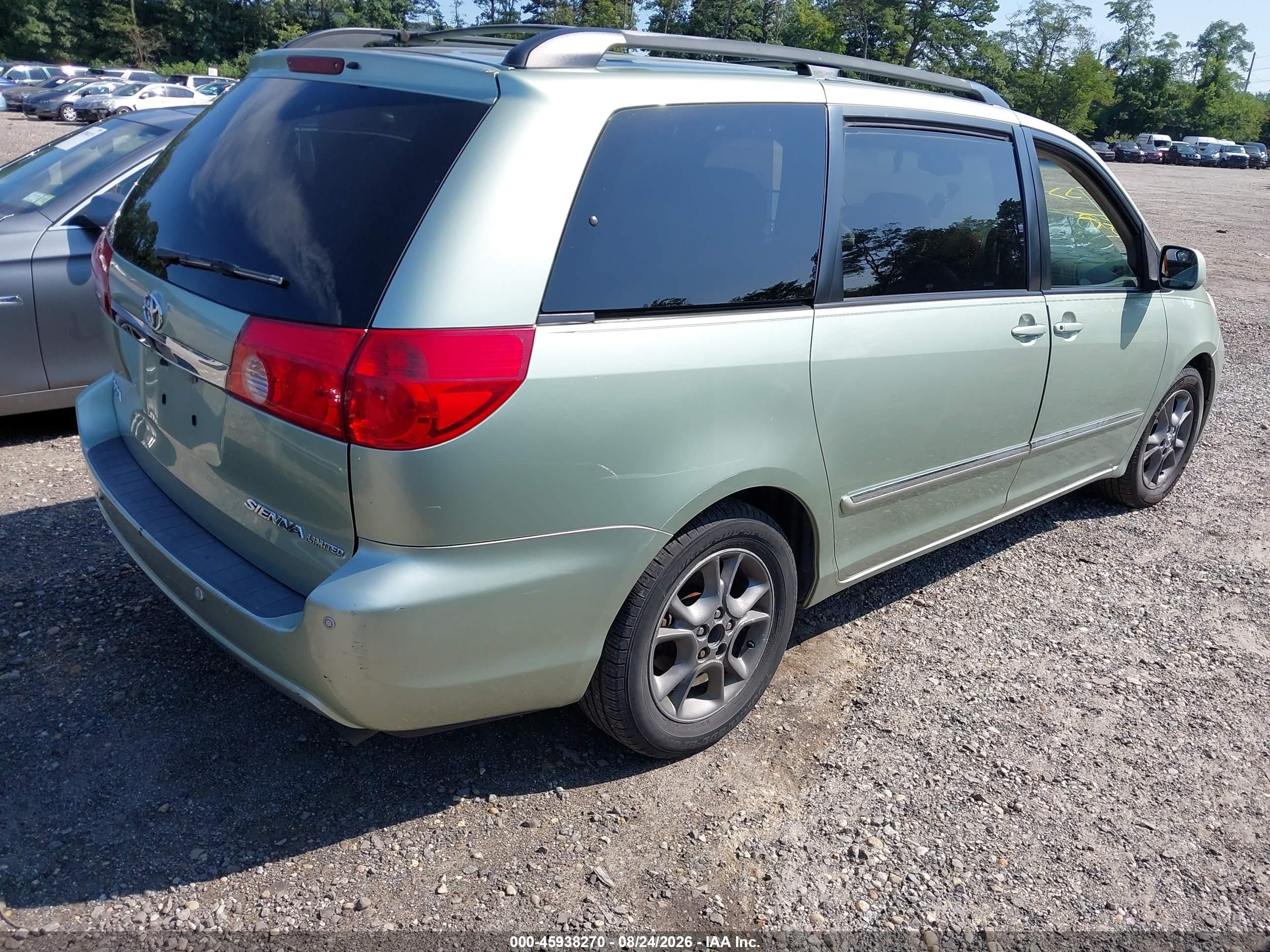 2006 Toyota Sienna Xle Limited Green vin: 5TDZA22C36S586478