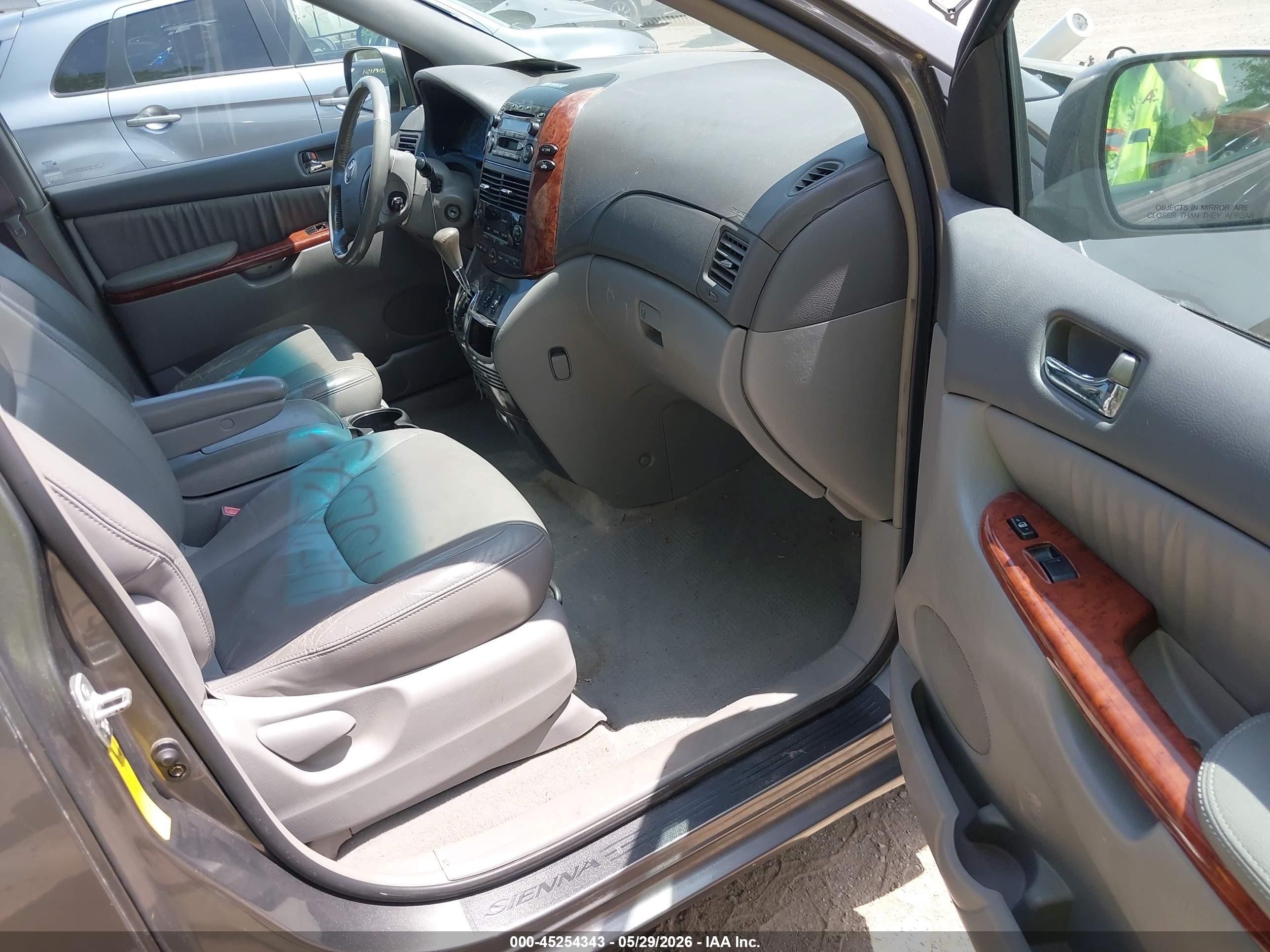 2004 Toyota Sienna Xle Gray vin: 5TDZA22C44S088948