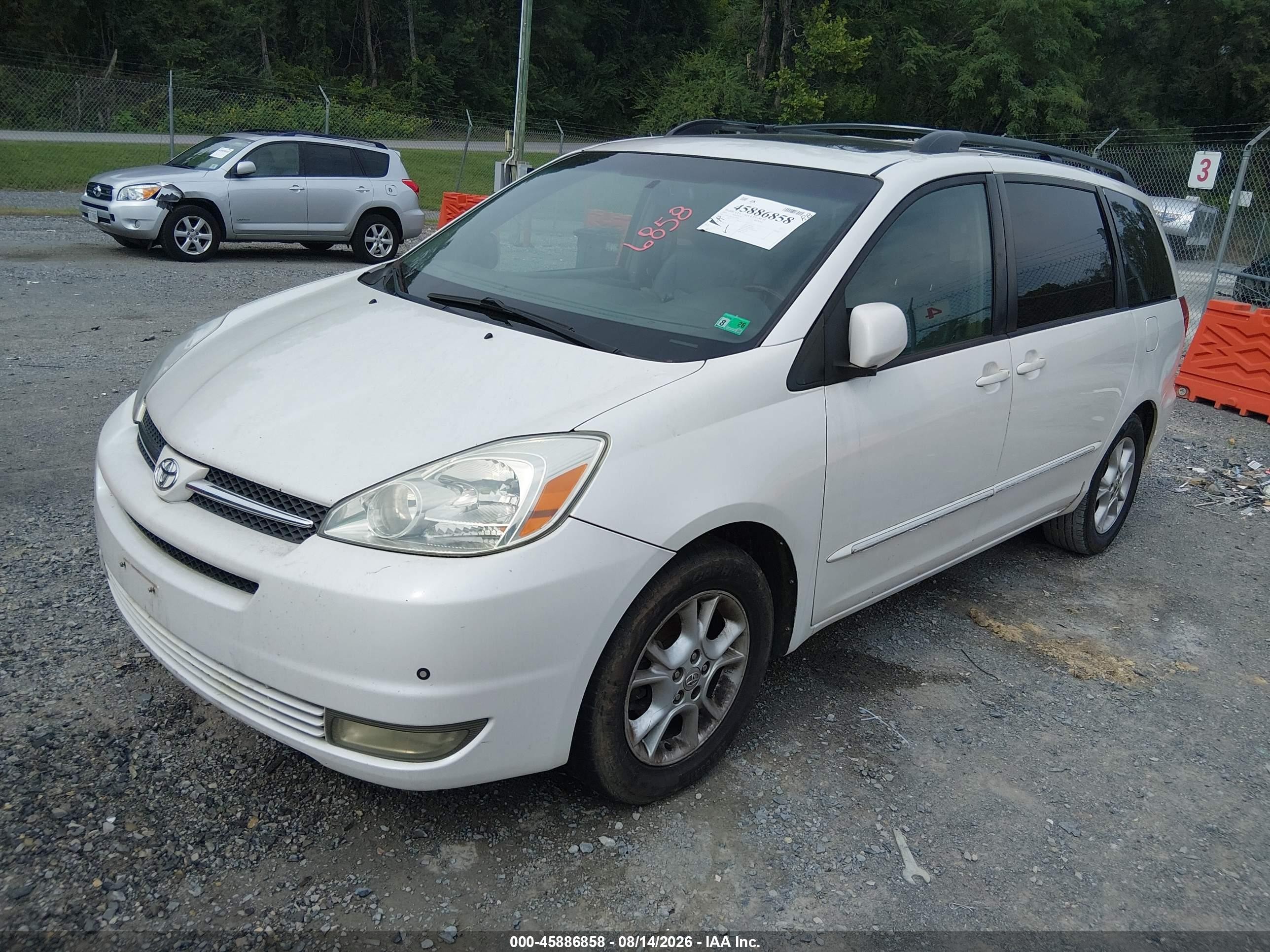2004 Toyota Sienna Xle Limited White vin: 5TDZA22C44S118594