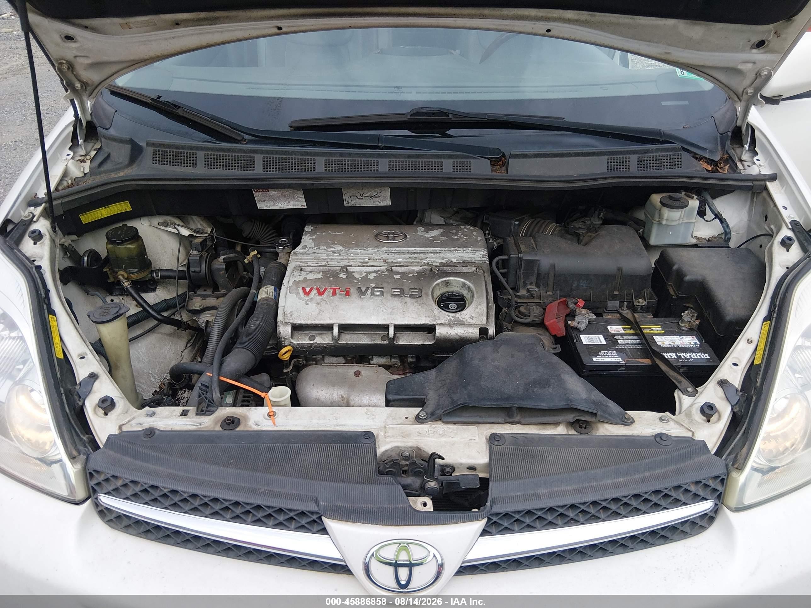 2004 Toyota Sienna Xle Limited White vin: 5TDZA22C44S118594