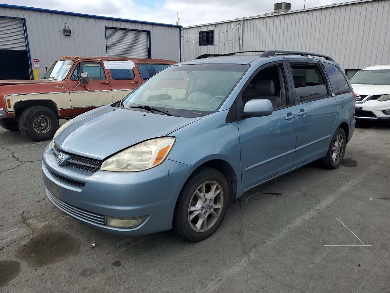 2004 Toyota Sienna Xle 7 Passenger Blue vin: 5TDZA22C44S177693