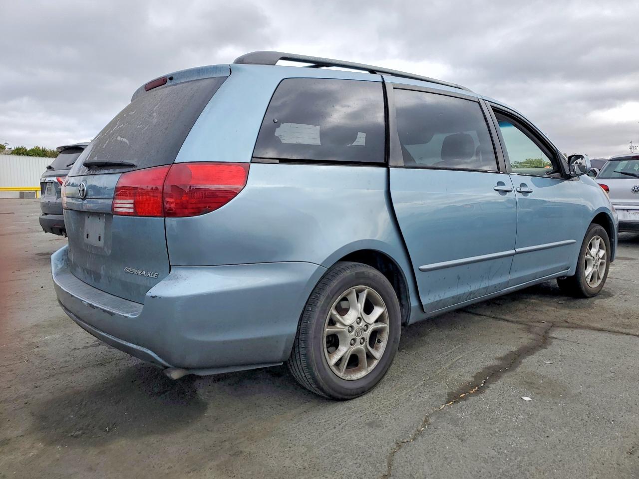2004 Toyota Sienna Xle 7 Passenger Blue vin: 5TDZA22C44S177693