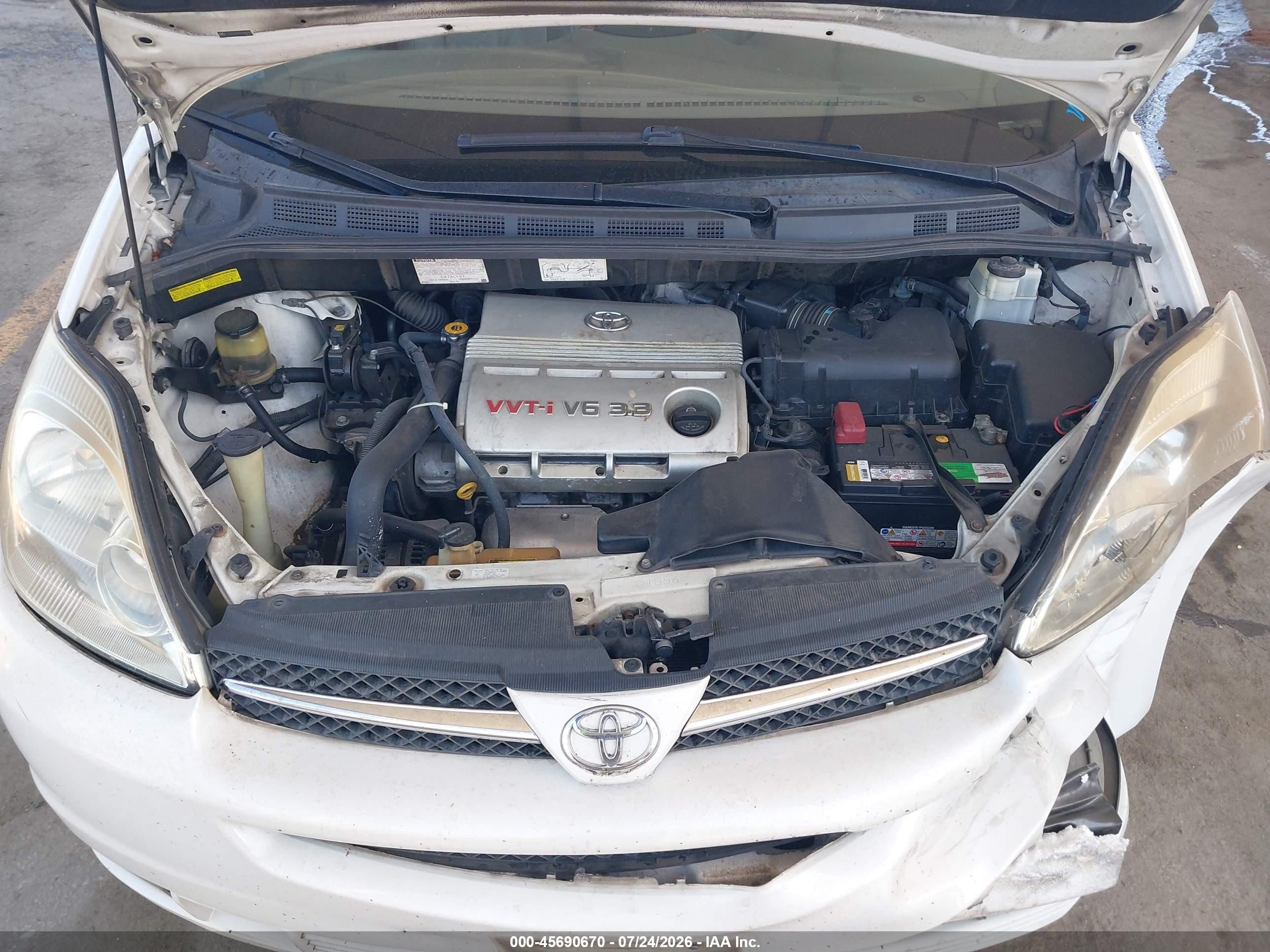 2005 Toyota Sienna Xle Limited Белый vin: 5TDZA22C45S340618