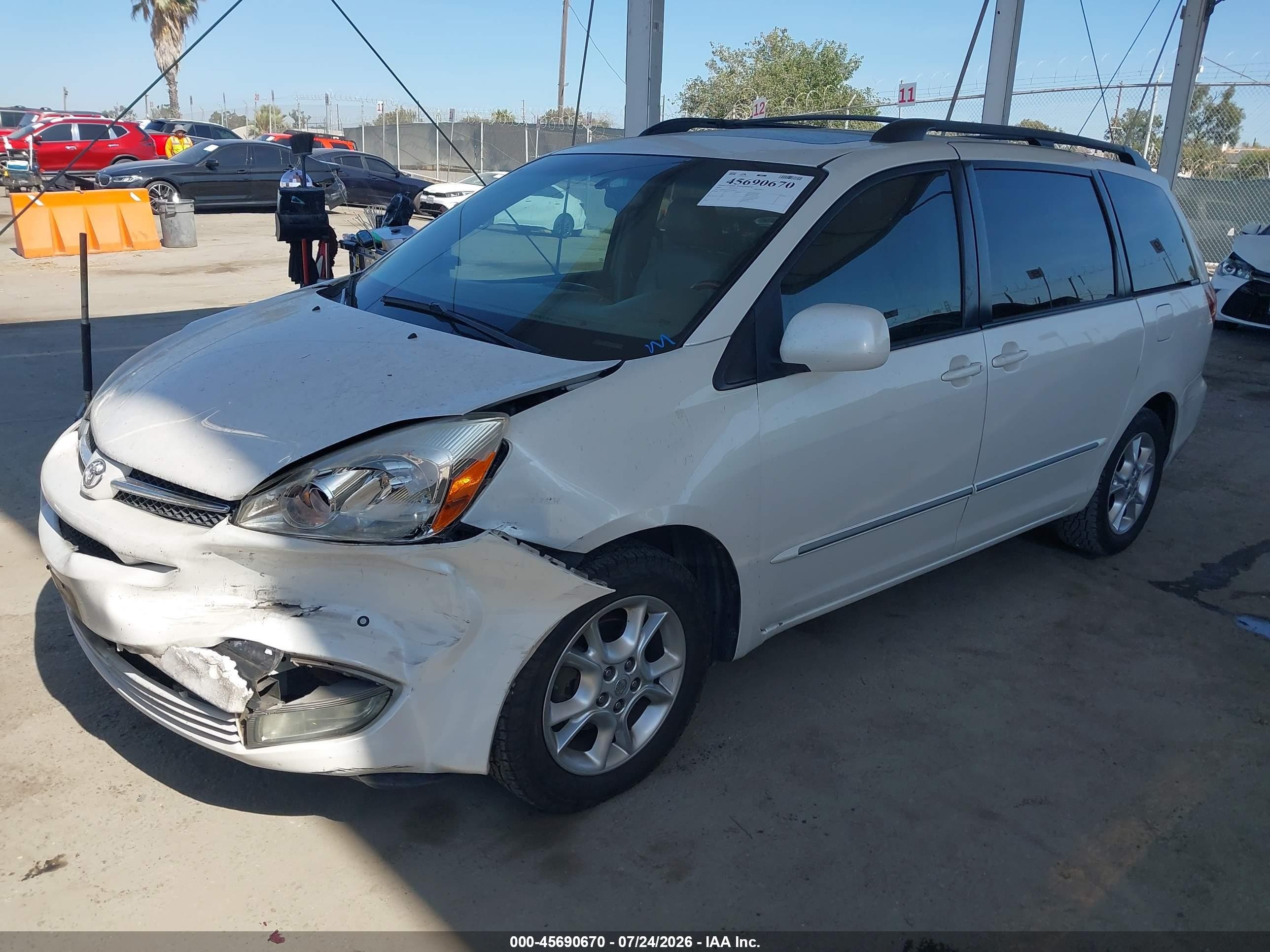 2005 Toyota Sienna Xle Limited Белый vin: 5TDZA22C45S340618