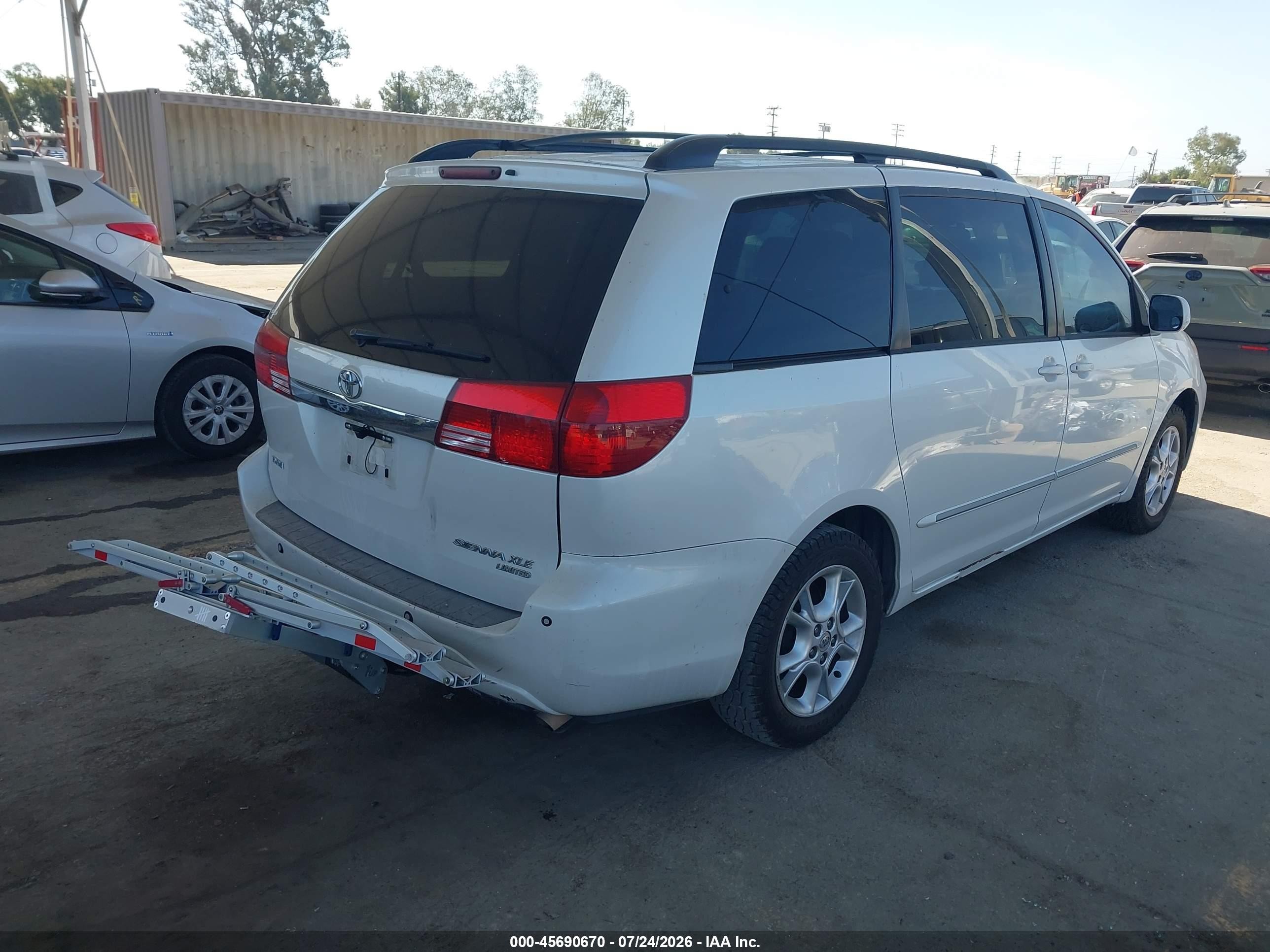 2005 Toyota Sienna Xle Limited Белый vin: 5TDZA22C45S340618