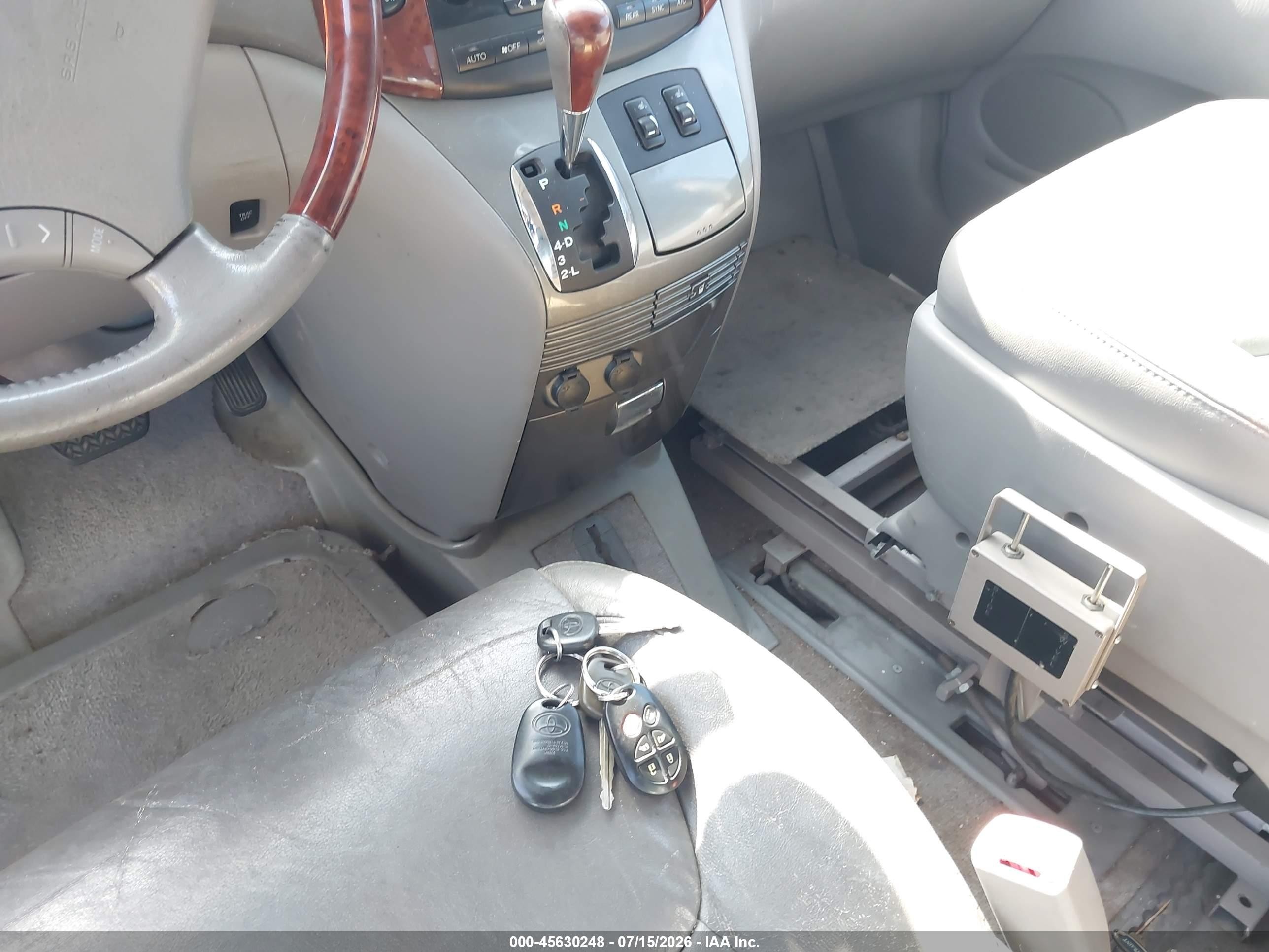 2005 Toyota Sienna Xle Limited Silver vin: 5TDZA22C45S372713