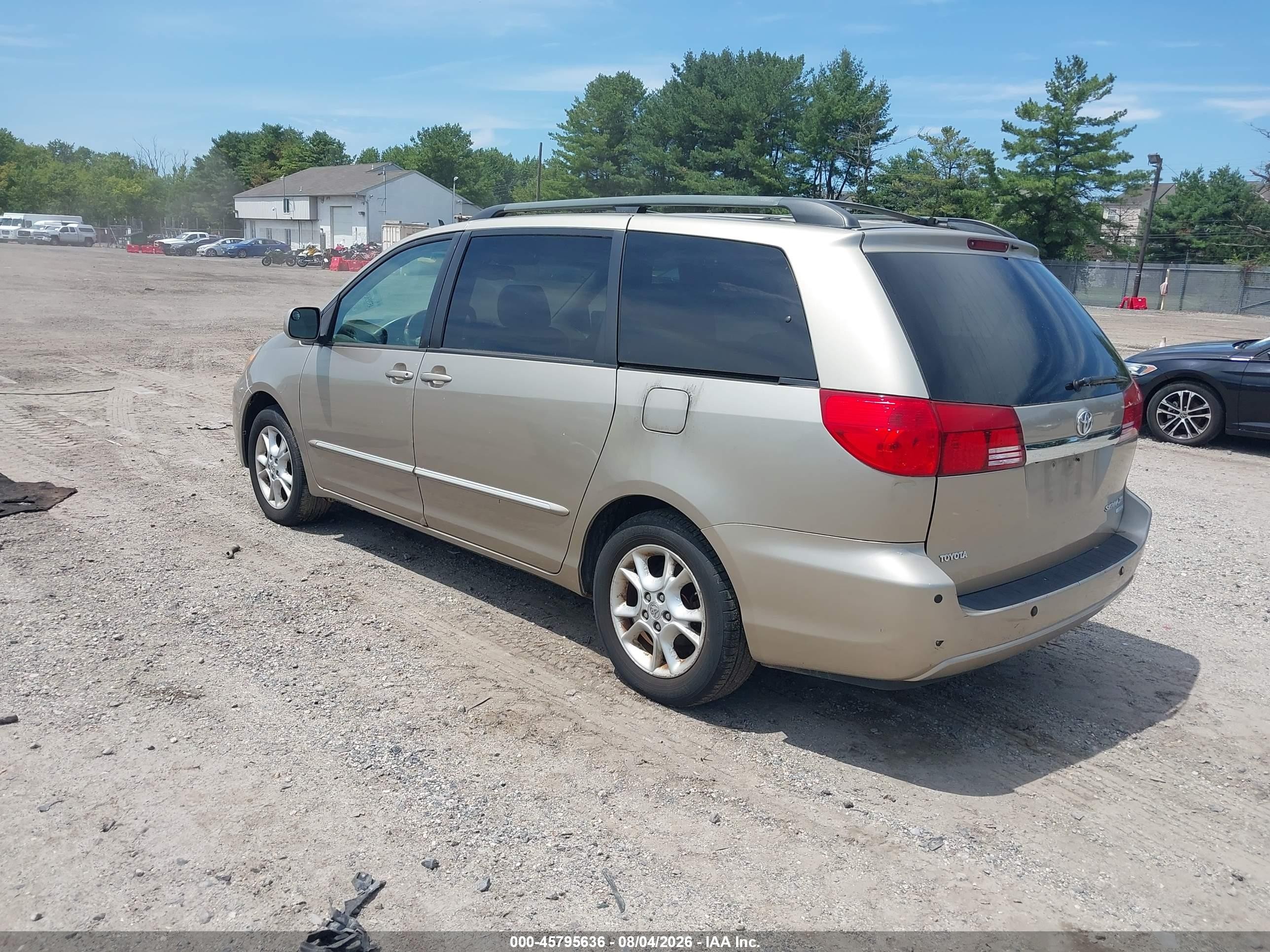 2005 Toyota Sienna Xle Limited Tan vin: 5TDZA22C45S374350