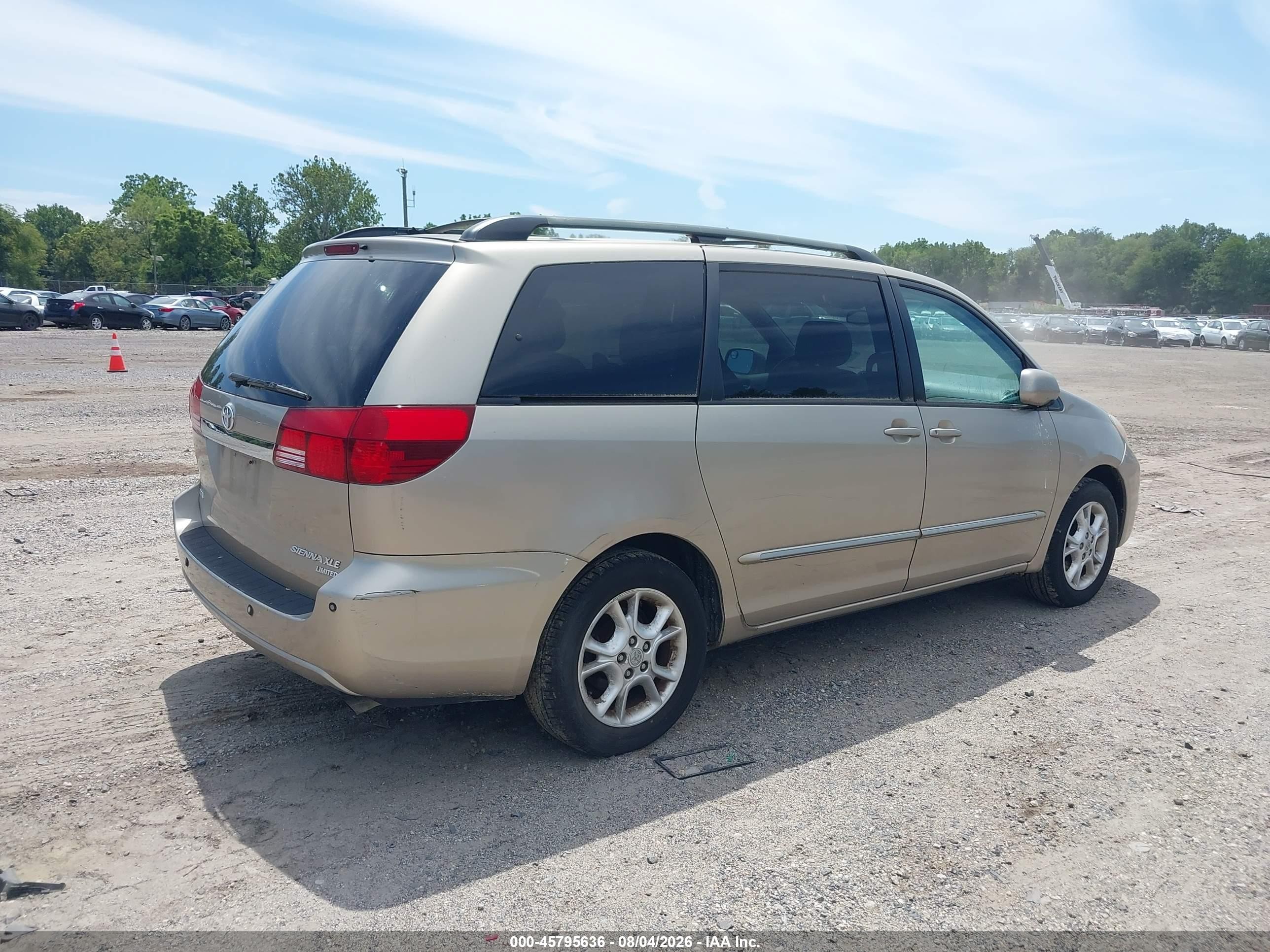 2005 Toyota Sienna Xle Limited Tan vin: 5TDZA22C45S374350