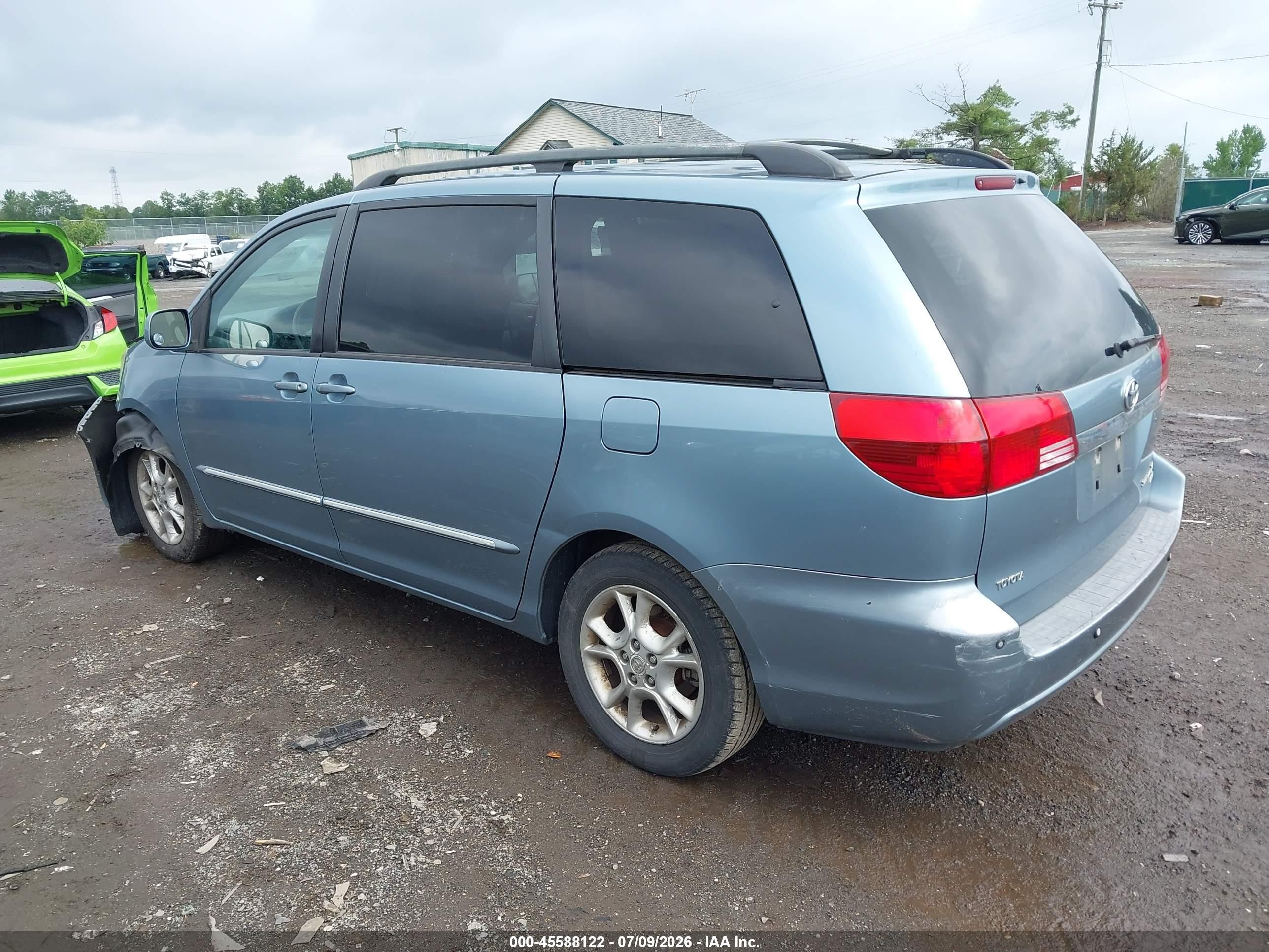 2005 Toyota Sienna Xle Limited Blue vin: 5TDZA22C45S387213