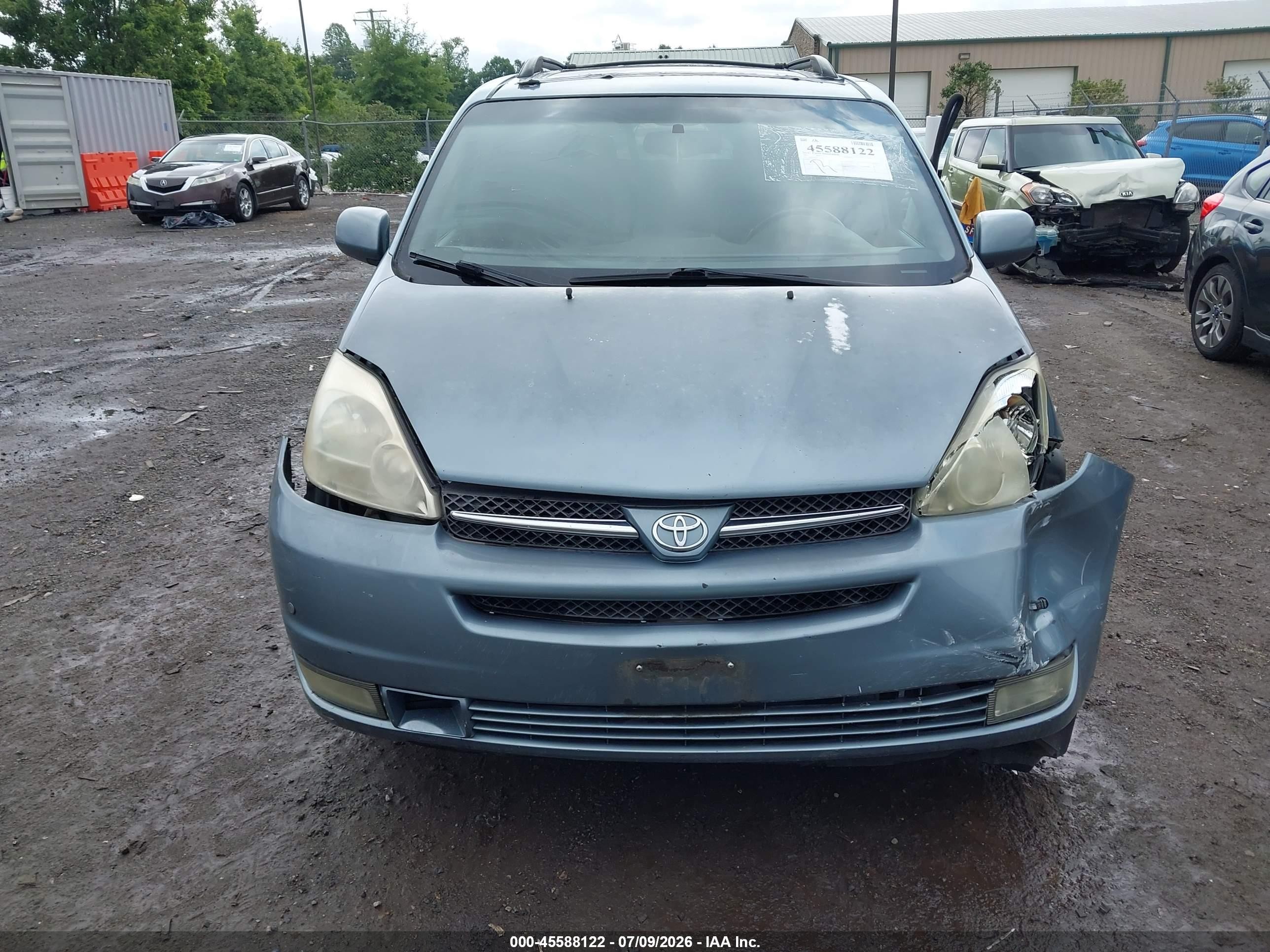2005 Toyota Sienna Xle Limited Blue vin: 5TDZA22C45S387213
