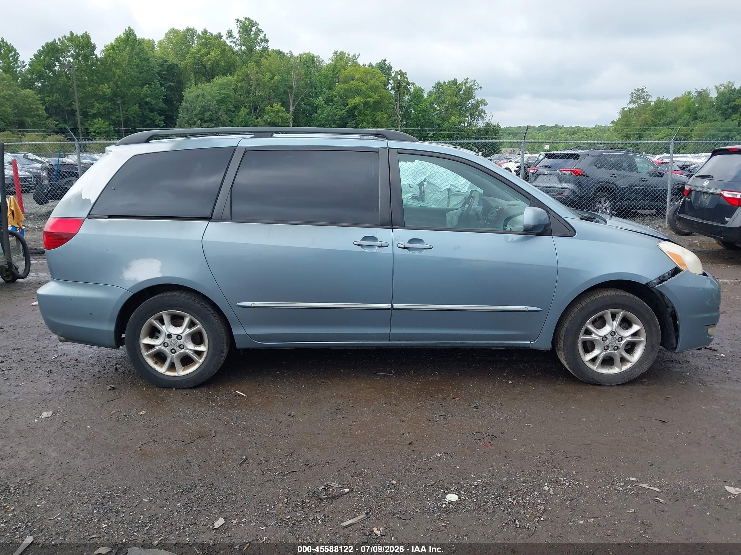 2005 Toyota Sienna Xle Limited Blue vin: 5TDZA22C45S387213