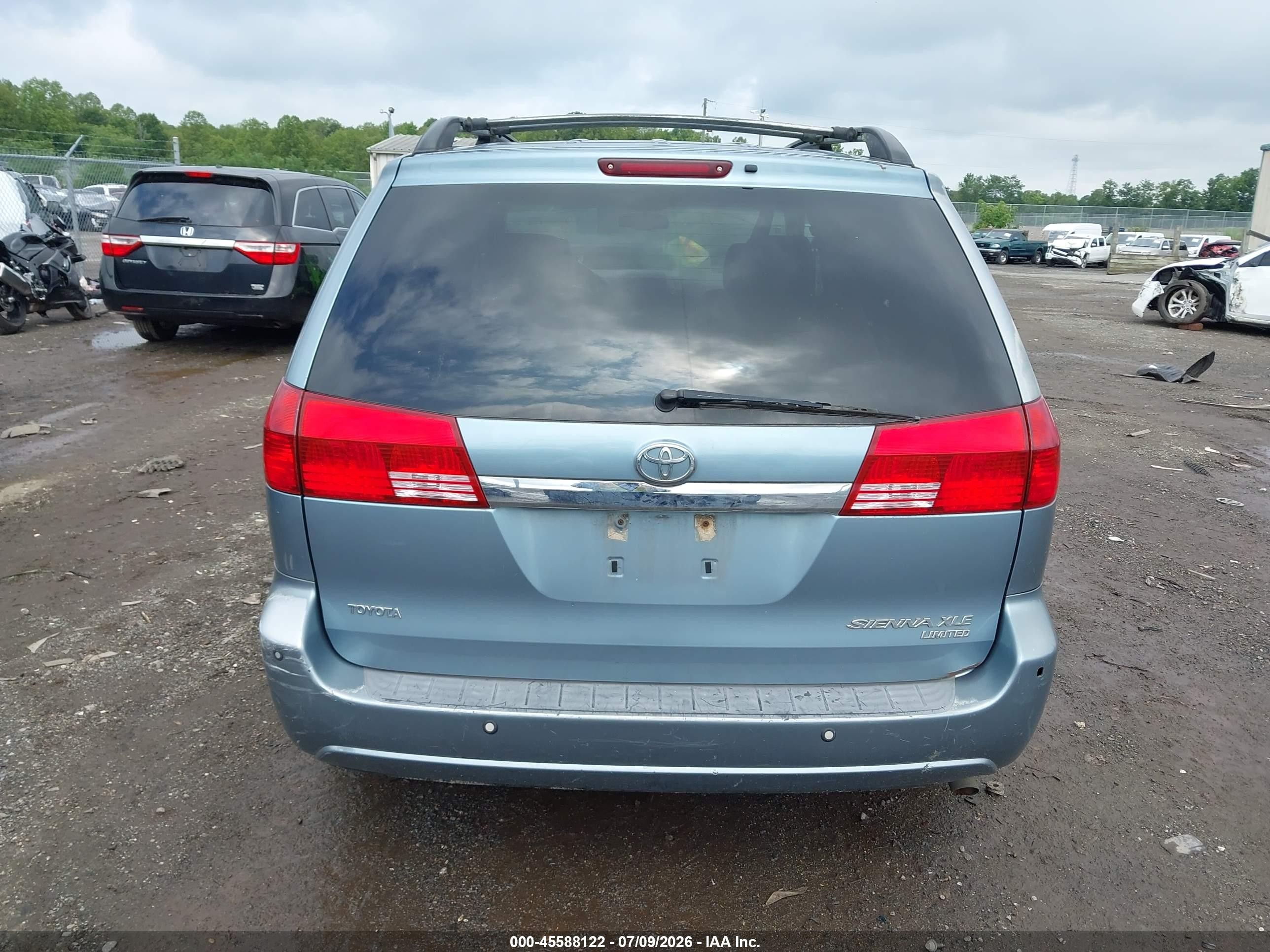 2005 Toyota Sienna Xle Limited Blue vin: 5TDZA22C45S387213