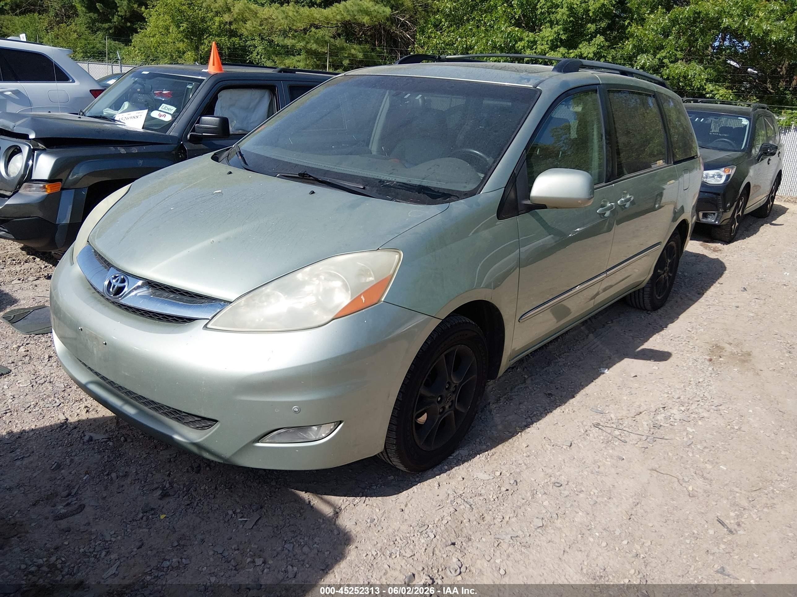2006 Toyota Sienna Xle Limited Зеленый vin: 5TDZA22C46S471310