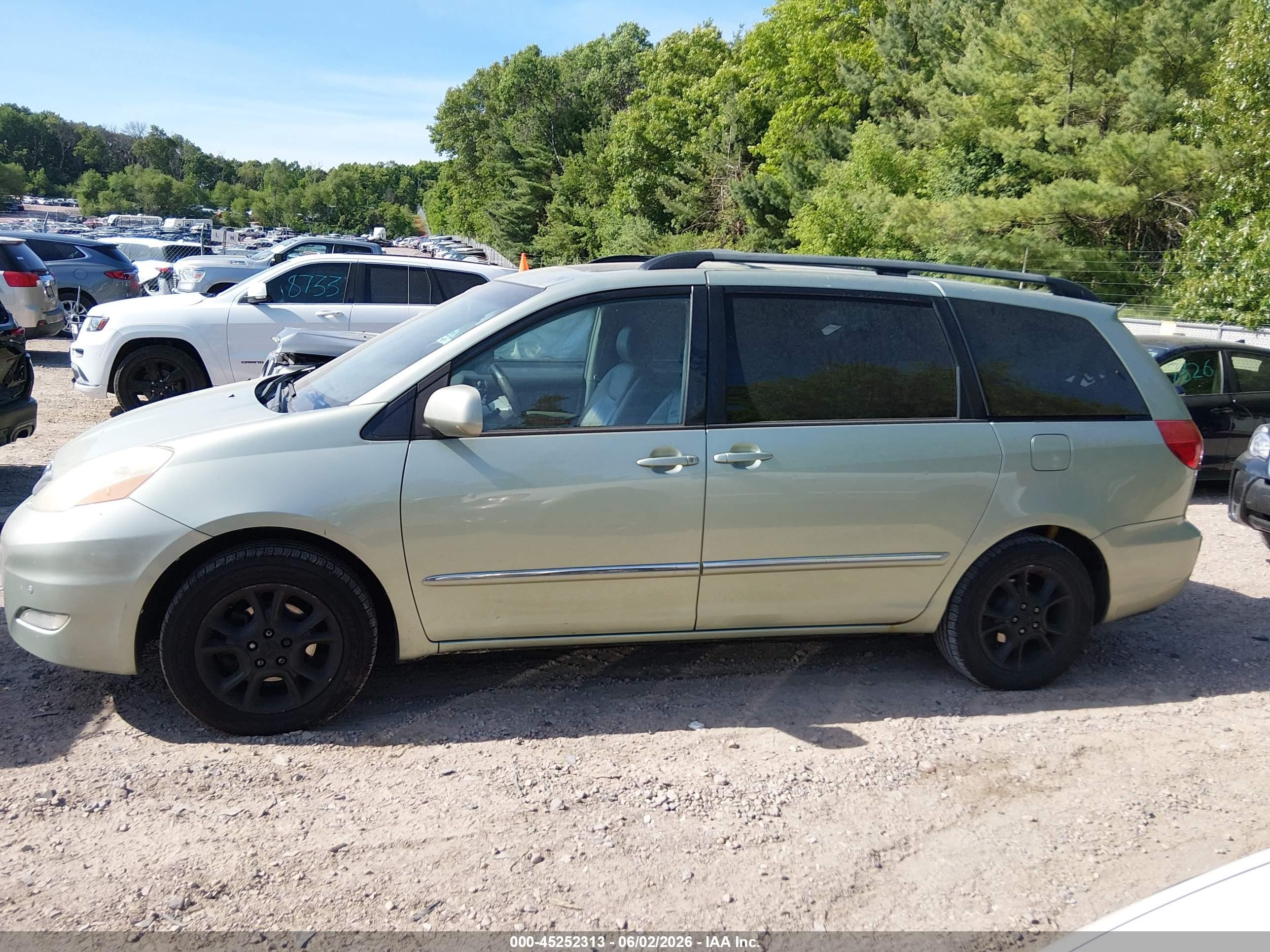 2006 Toyota Sienna Xle Limited Зеленый vin: 5TDZA22C46S471310