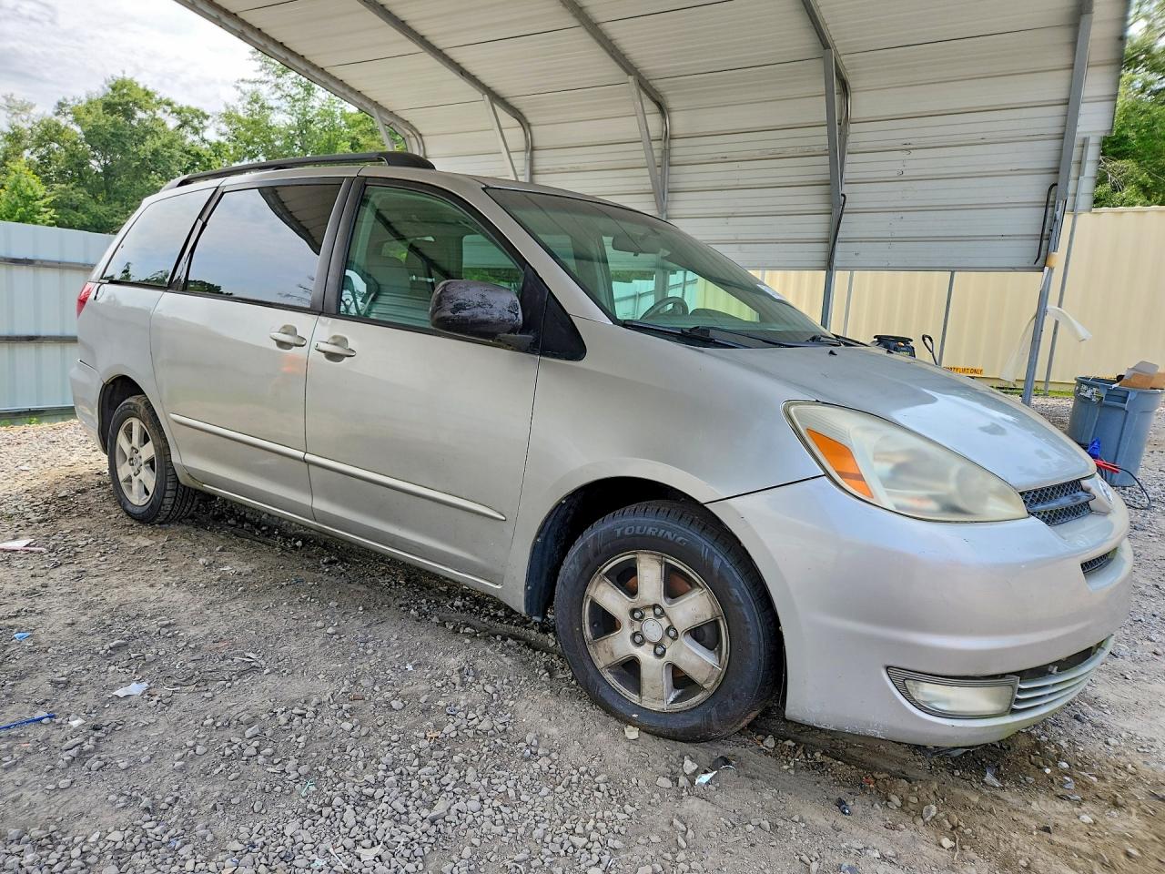 2004 Toyota Sienna Xle 7 Passenger Gray vin: 5TDZA22C54S017502