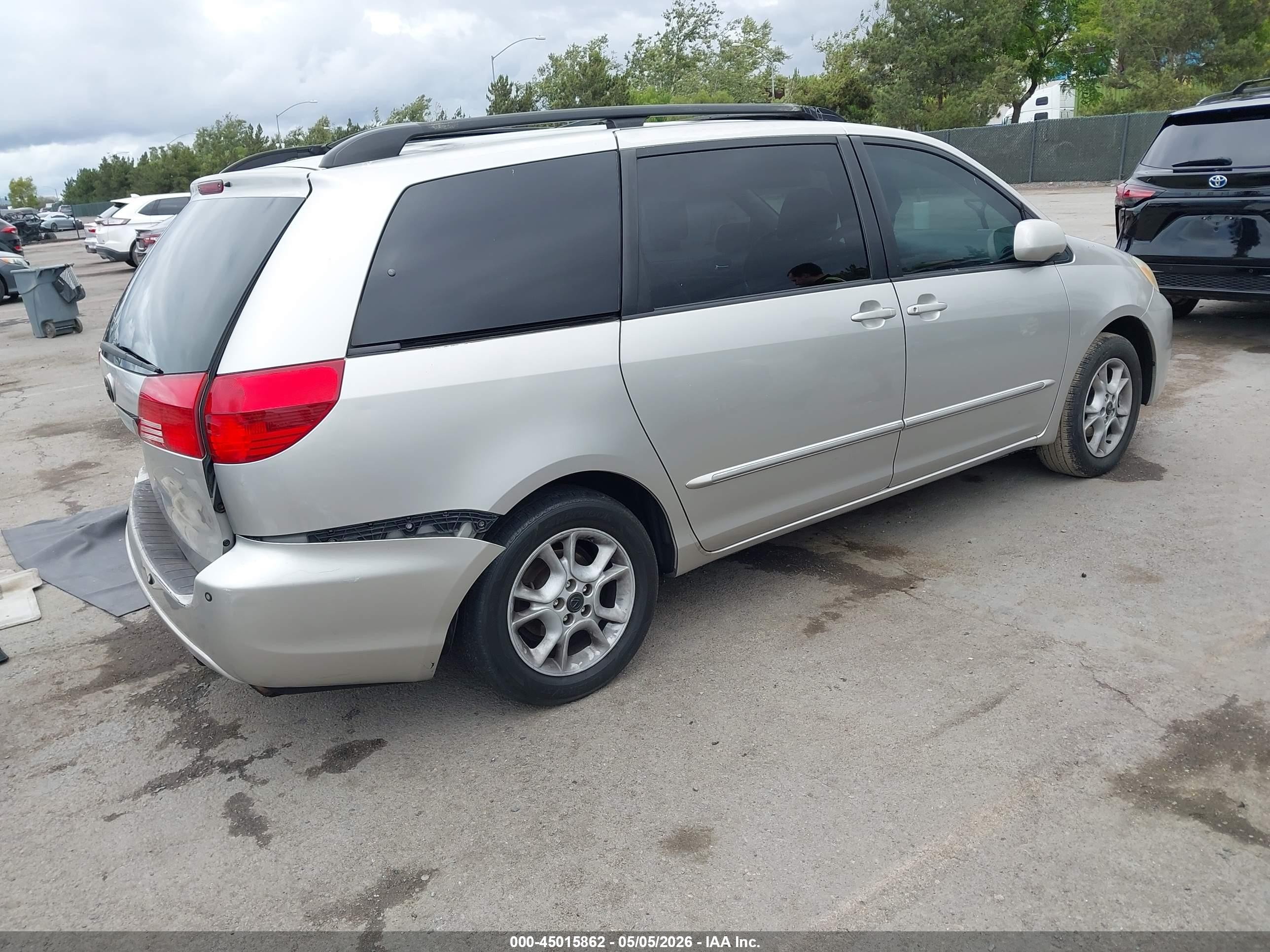 2004 Toyota Sienna Xle Limited Серый vin: 5TDZA22C54S072709
