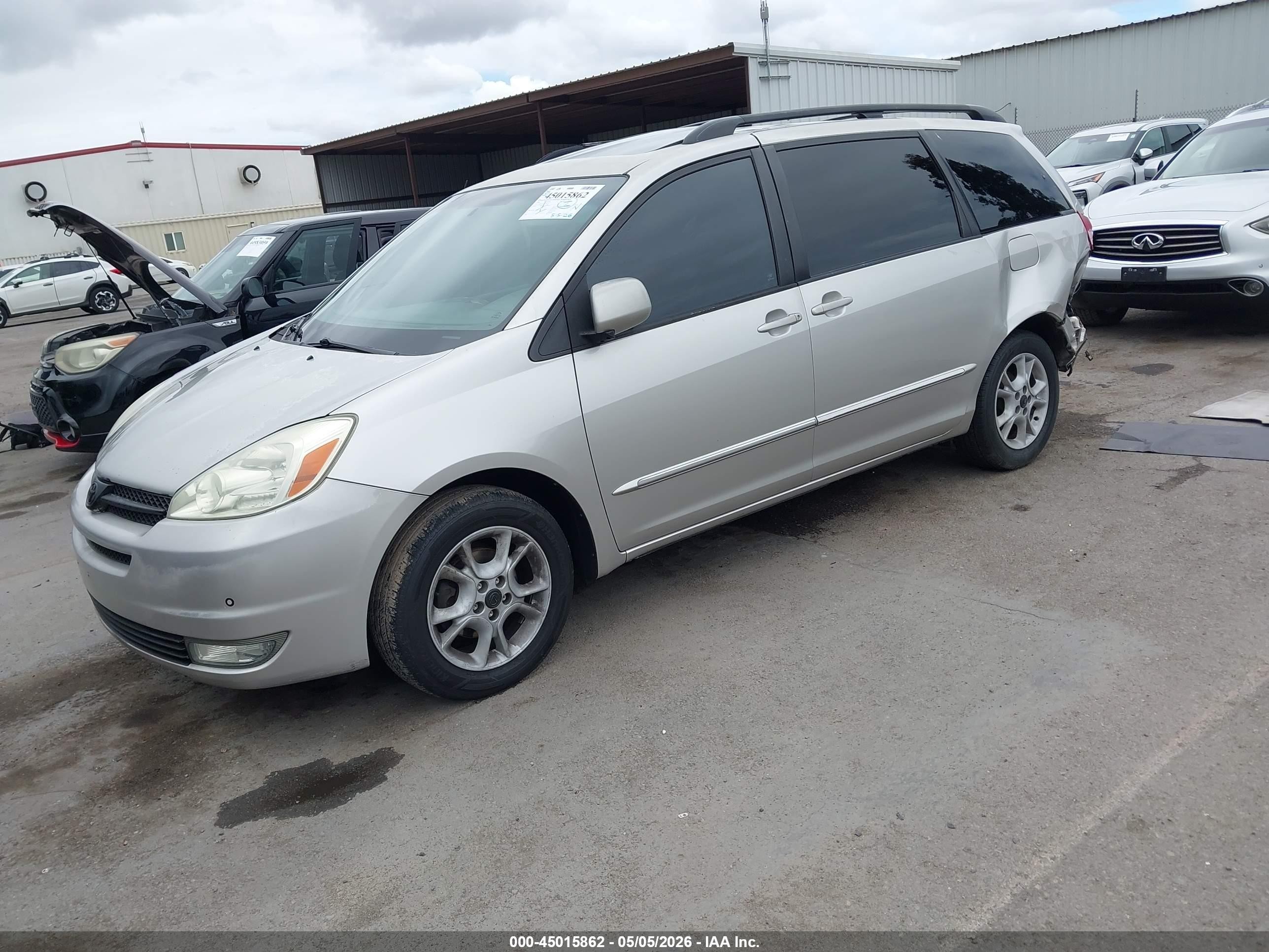 2004 Toyota Sienna Xle Limited Серый vin: 5TDZA22C54S072709