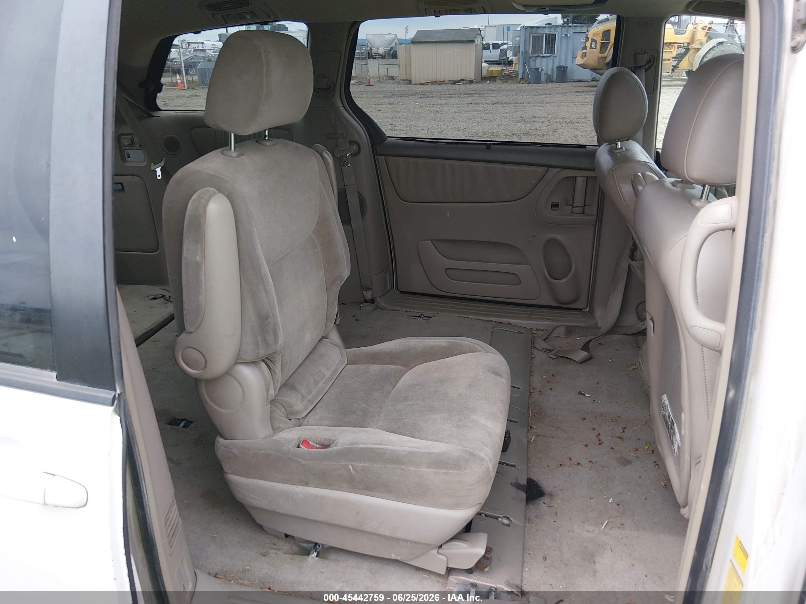 2004 Toyota Sienna Xle White vin: 5TDZA22C54S190307