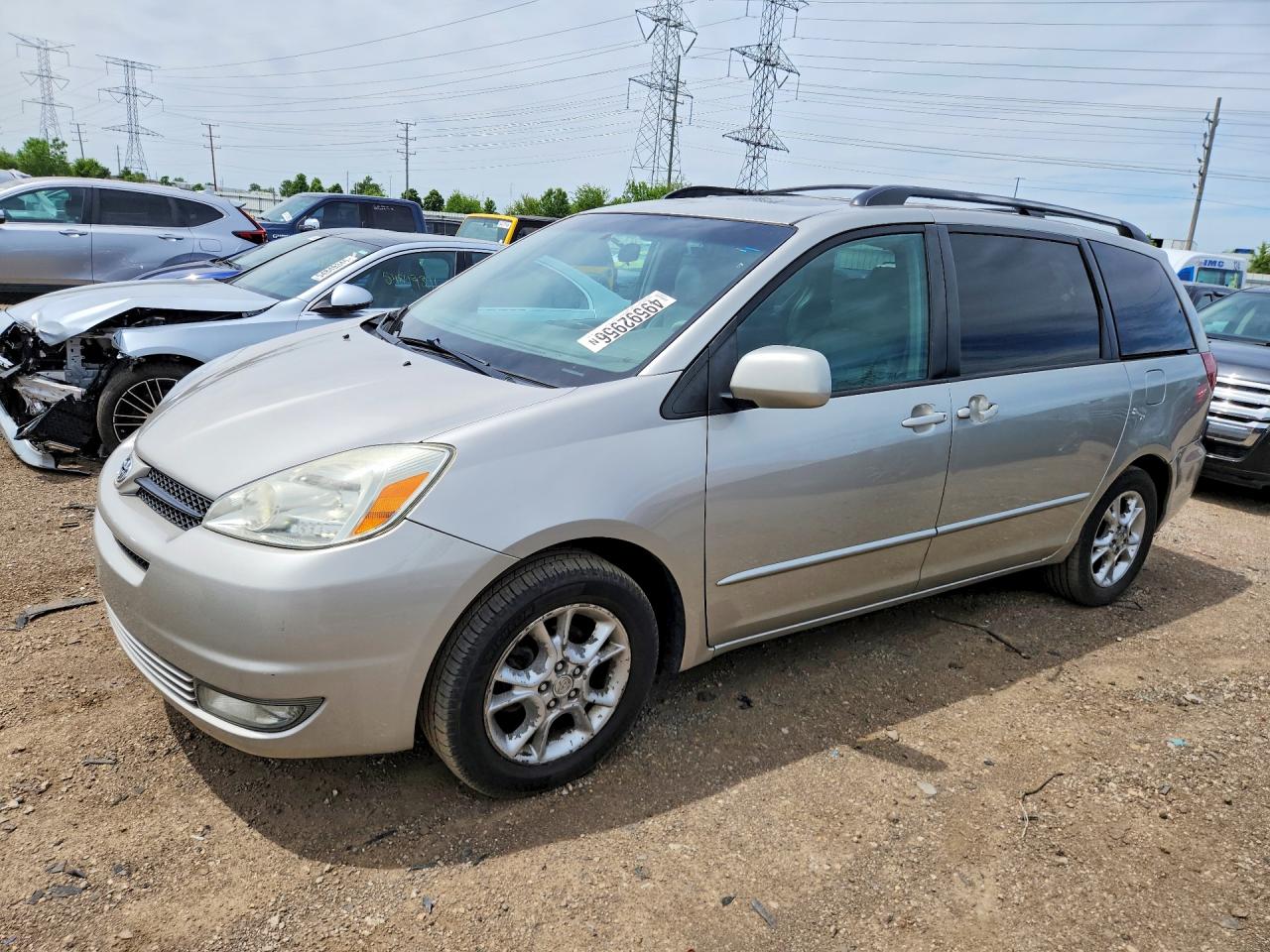 2005 Toyota Sienna Xle 7 Passenger Silver vin: 5TDZA22C55S234257