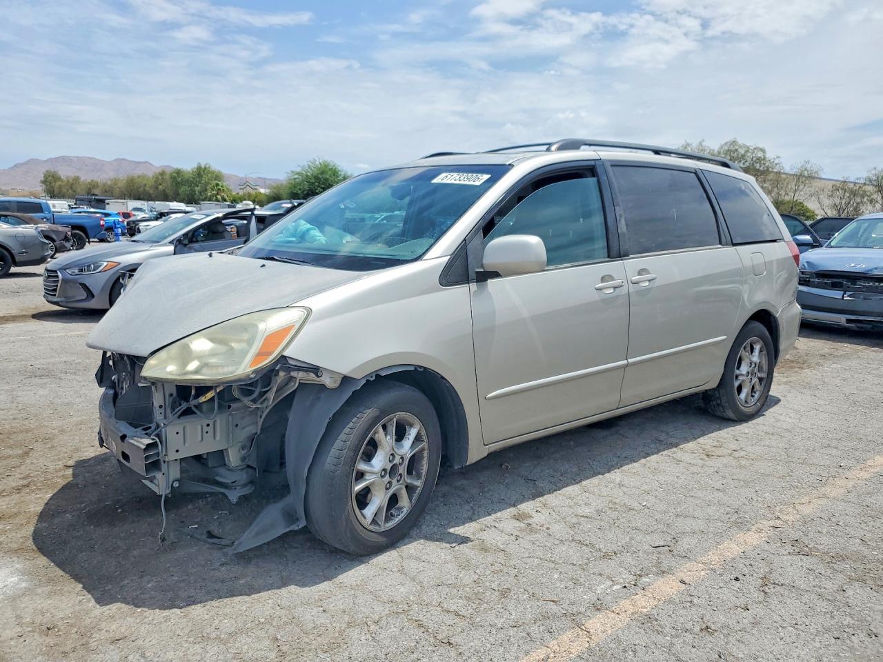 2005 Toyota Sienna Xle 7 Passenger Silver vin: 5TDZA22C55S259143