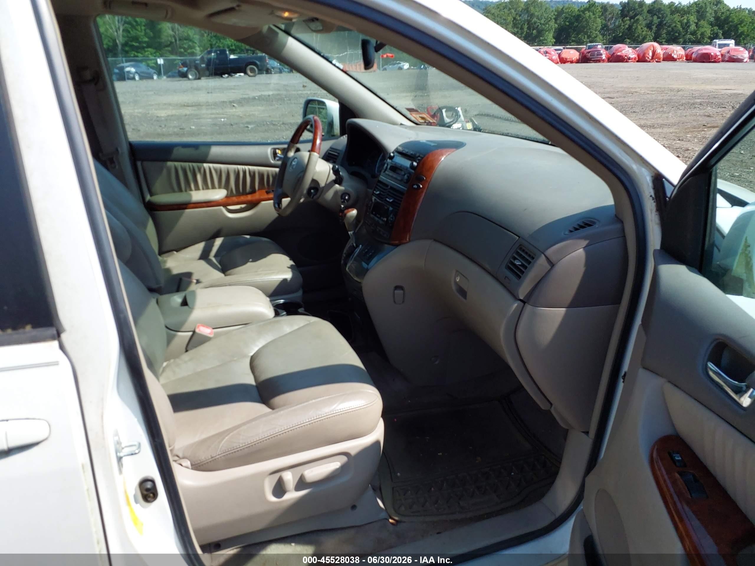 2005 Toyota Sienna Xle Limited White vin: 5TDZA22C55S268344