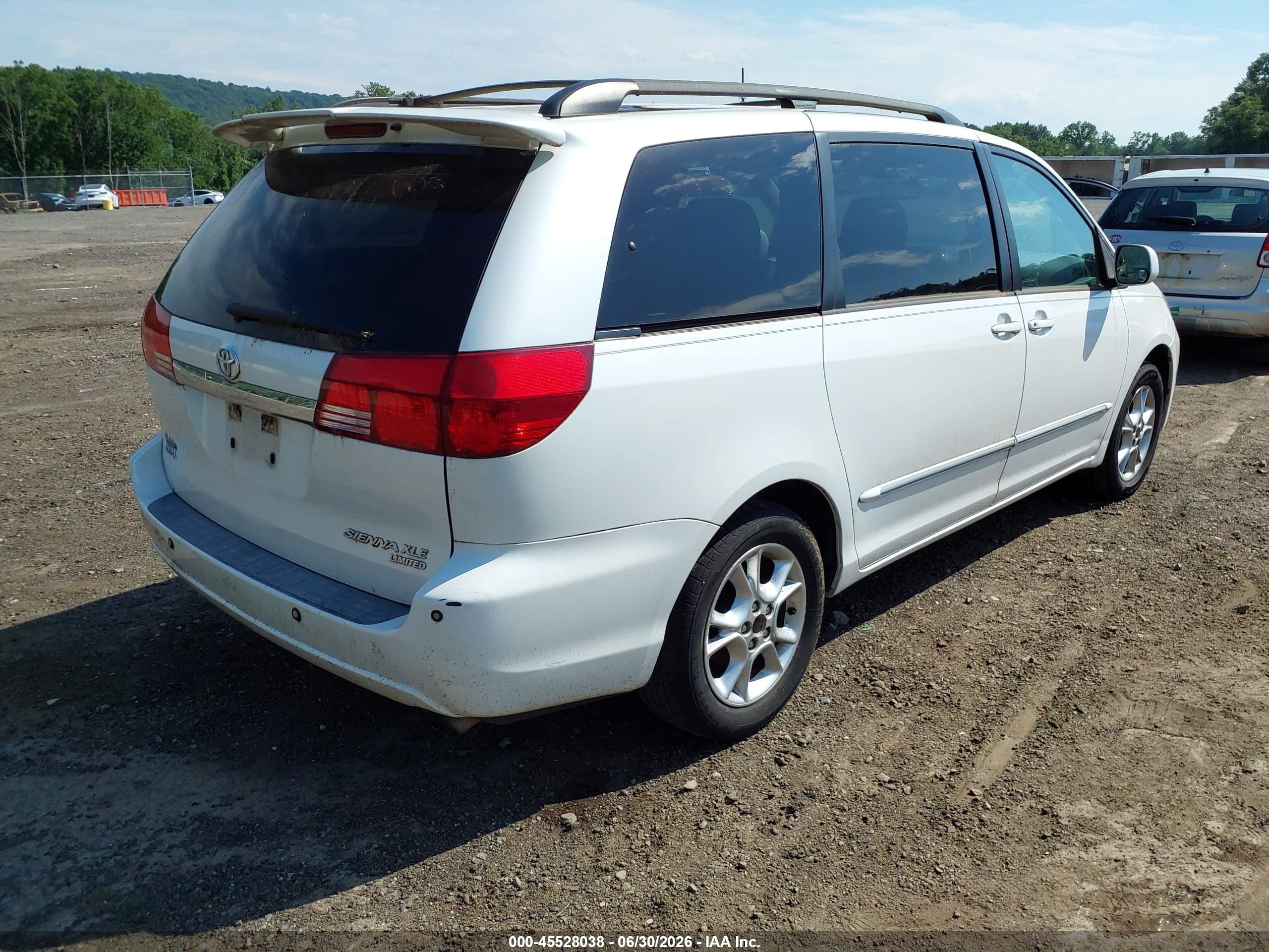 2005 Toyota Sienna Xle Limited White vin: 5TDZA22C55S268344