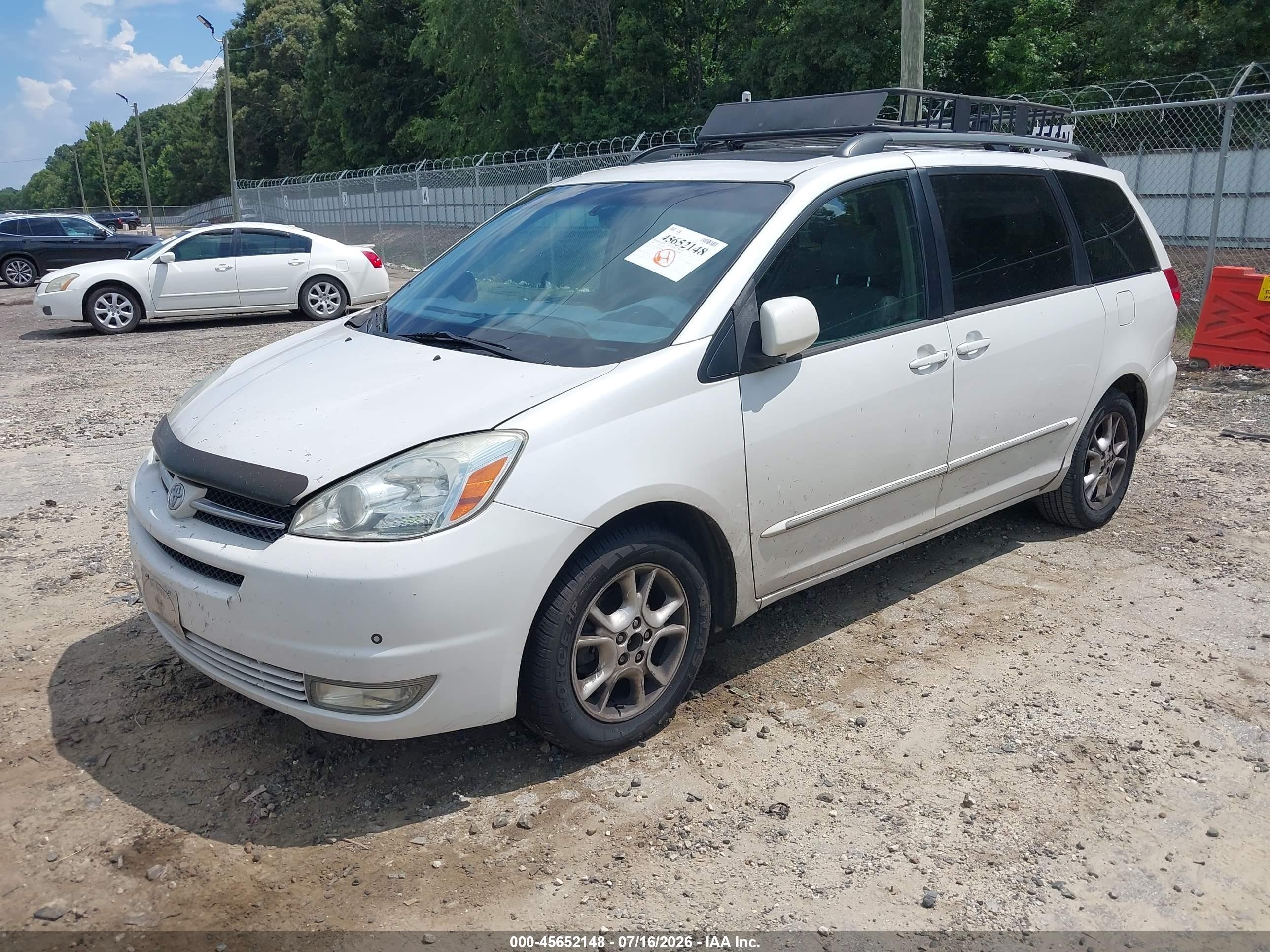 2005 Toyota Sienna Xle Limited Белый vin: 5TDZA22C55S290229