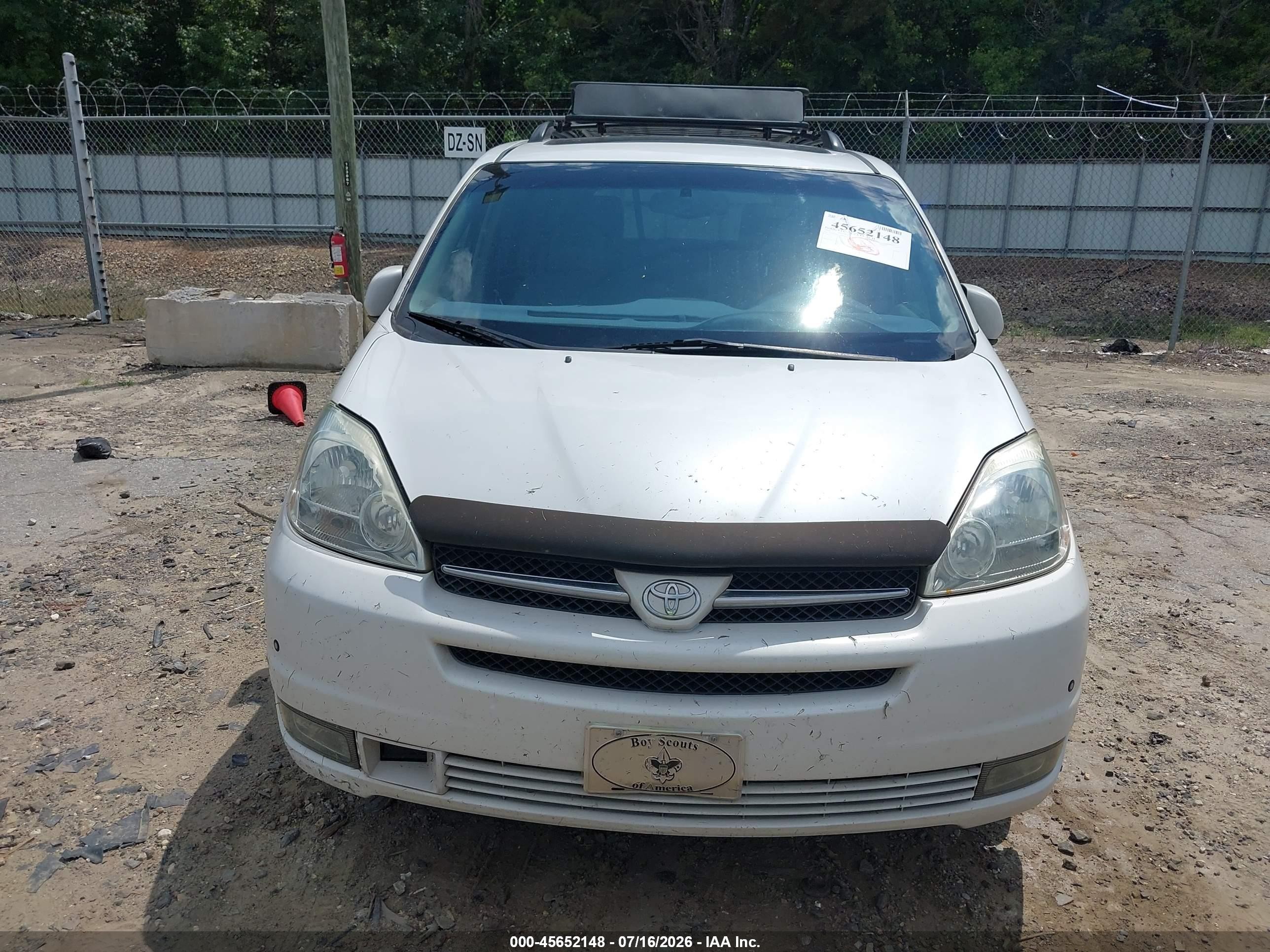 2005 Toyota Sienna Xle Limited Белый vin: 5TDZA22C55S290229