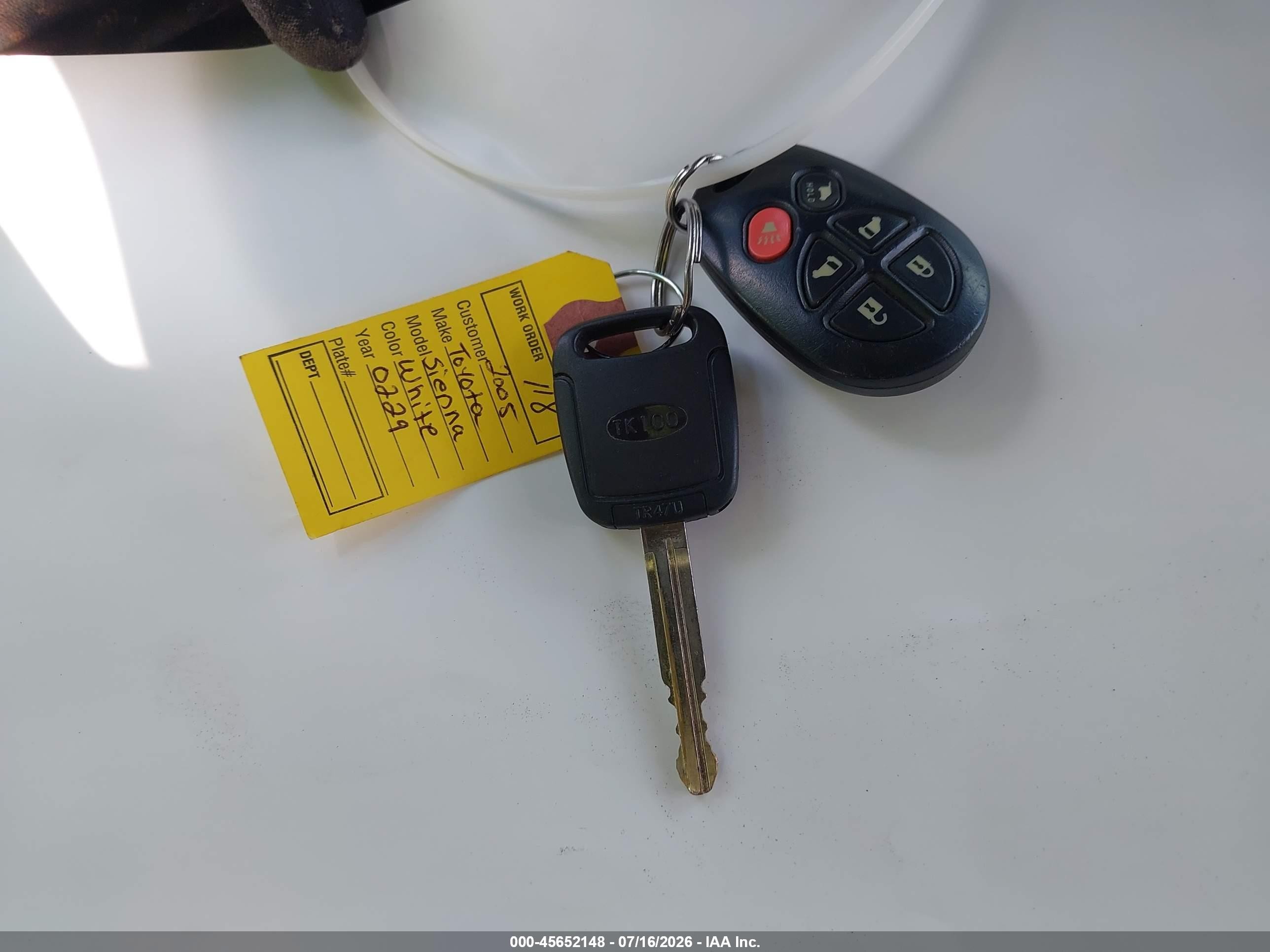 2005 Toyota Sienna Xle Limited Белый vin: 5TDZA22C55S290229