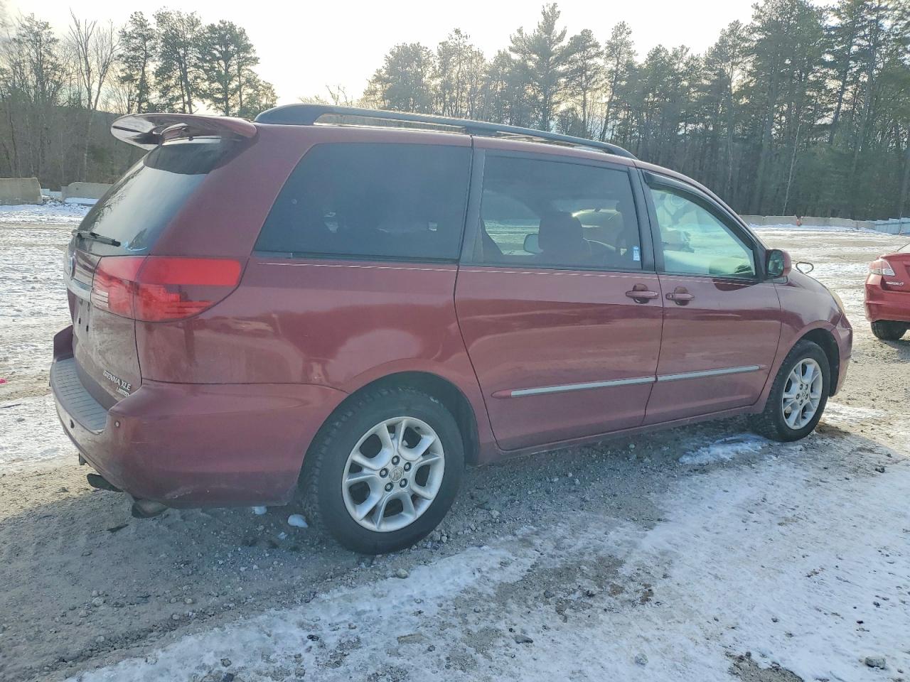 2005 Toyota Sienna Xle Burgundy vin: 5TDZA22C55S362630
