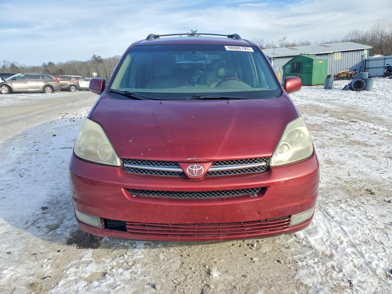 2005 Toyota Sienna Xle Burgundy vin: 5TDZA22C55S362630