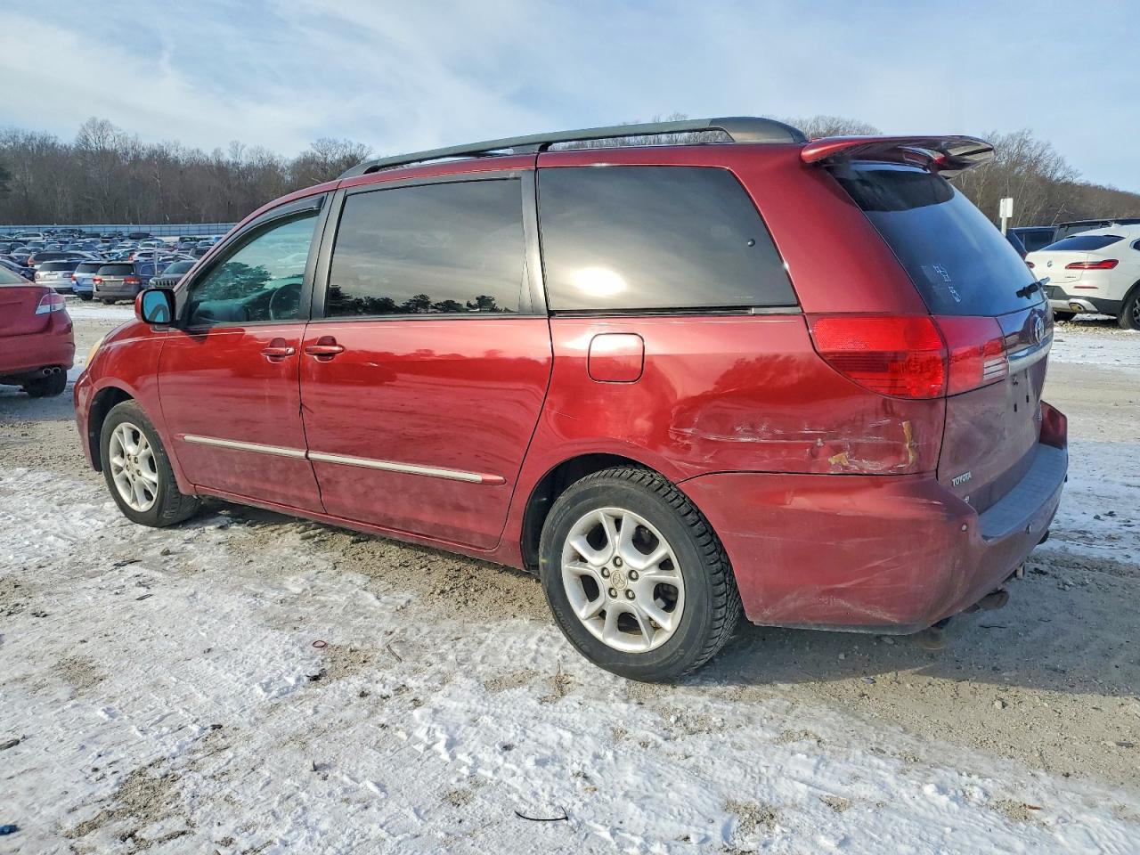 2005 Toyota Sienna Xle Burgundy vin: 5TDZA22C55S362630
