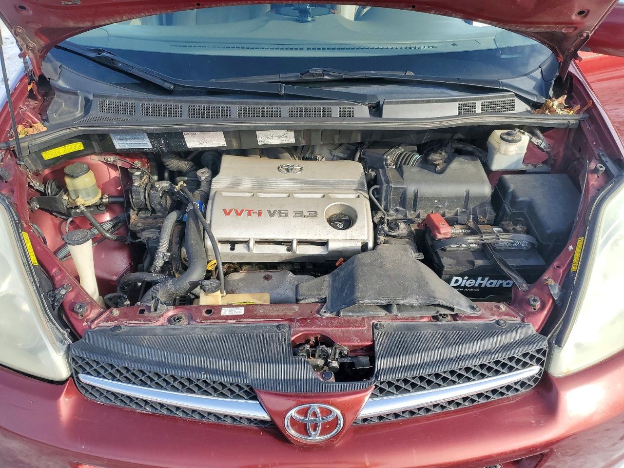 2005 Toyota Sienna Xle Burgundy vin: 5TDZA22C55S362630