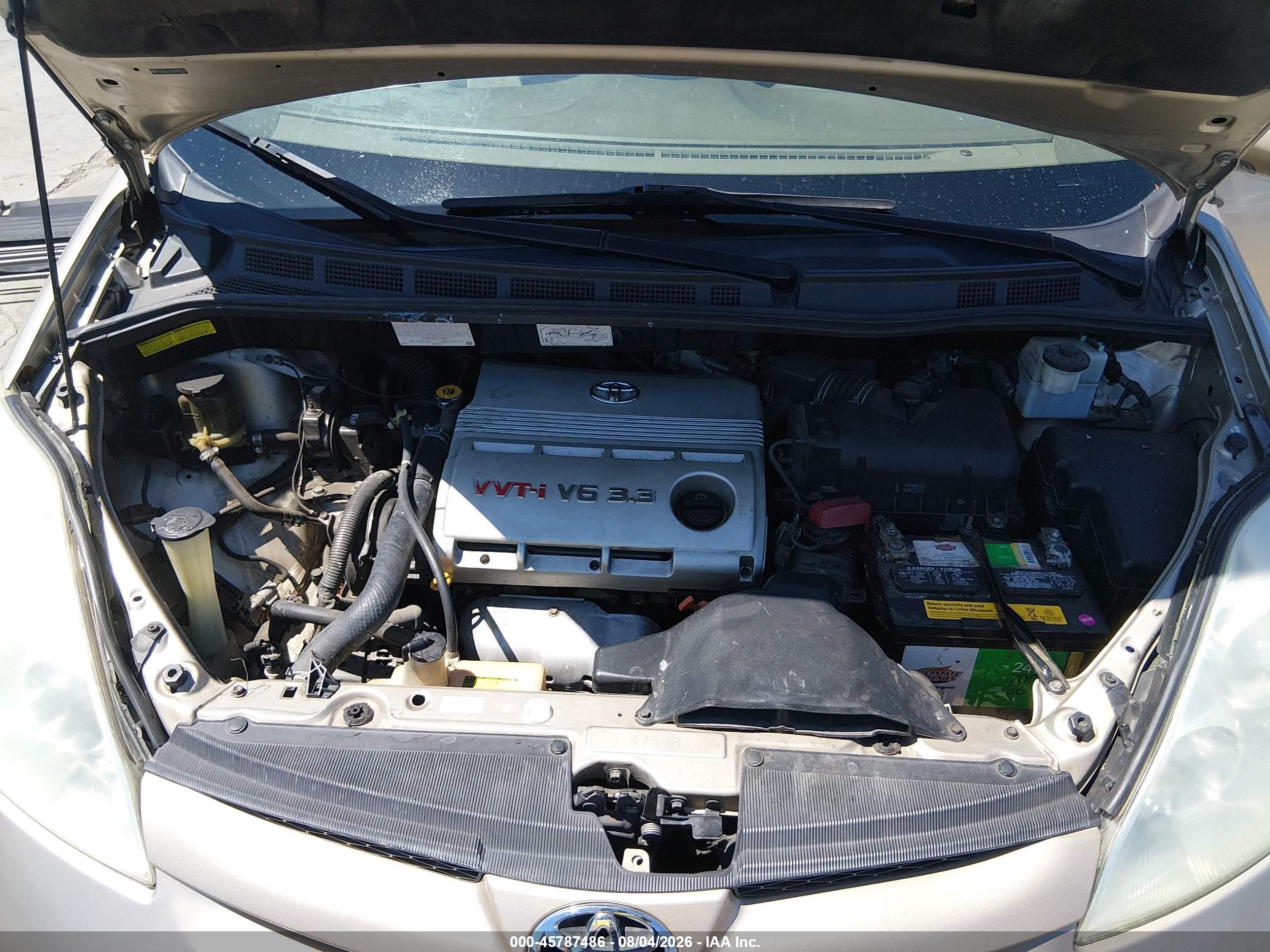 2006 Toyota Sienna Xle Бежевый vin: 5TDZA22C56S470358