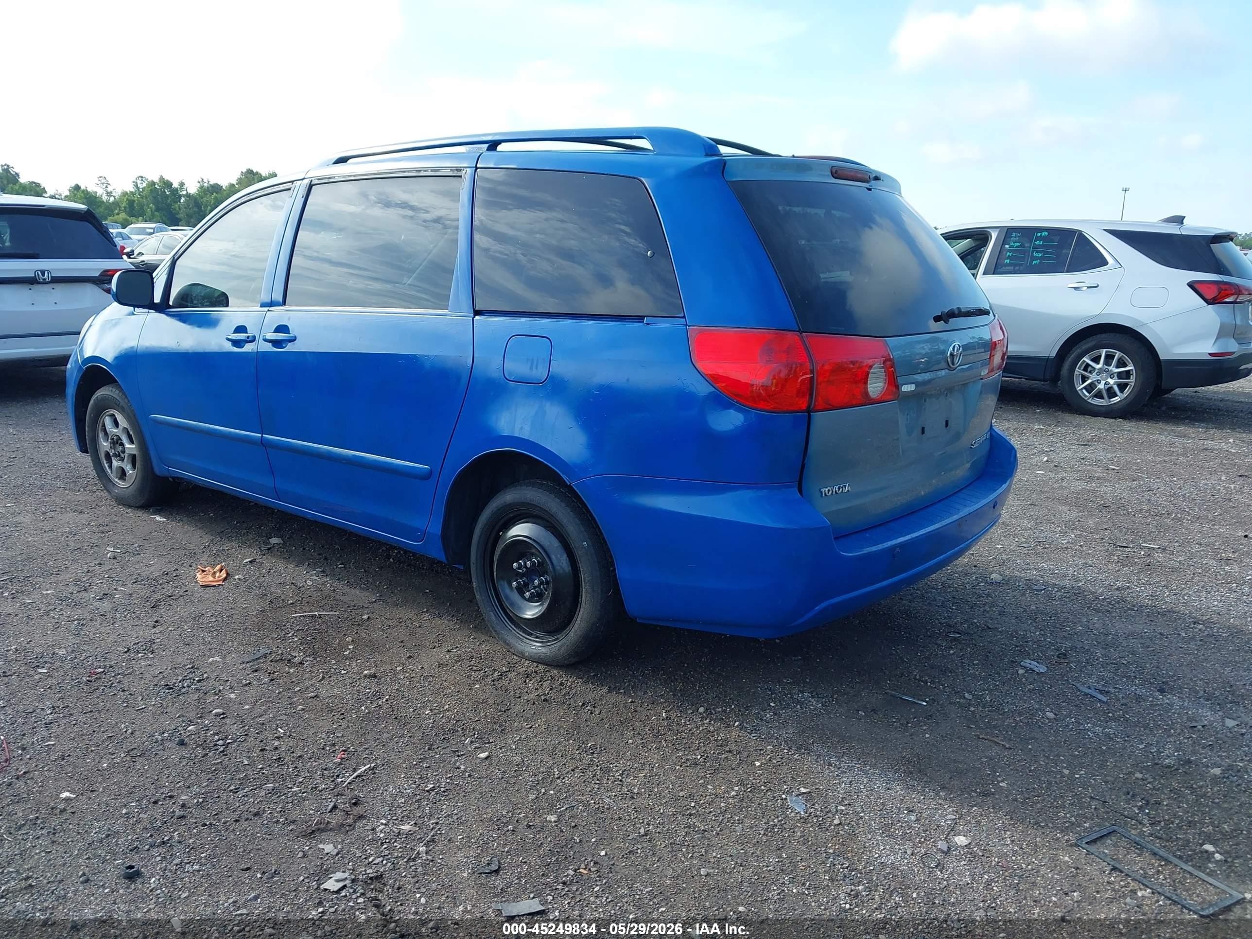 2006 Toyota Sienna Xle Blue vin: 5TDZA22C56S479481