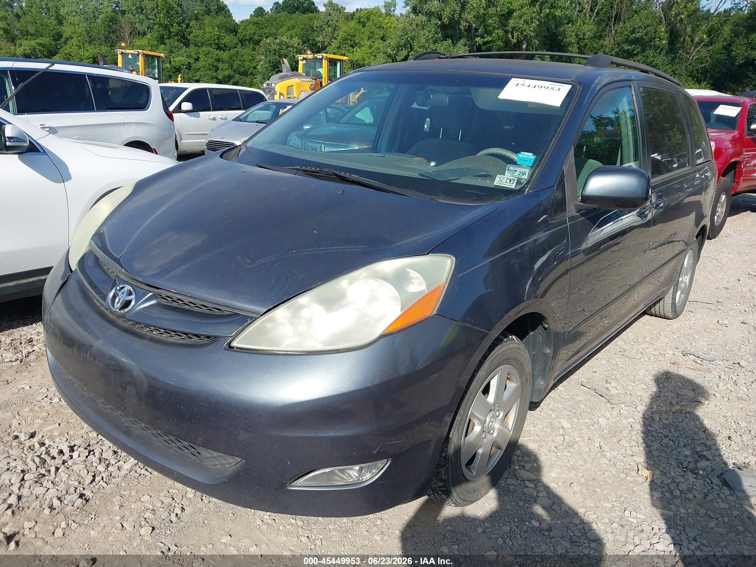 2006 Toyota Sienna Xle Light Blue vin: 5TDZA22C56S507893