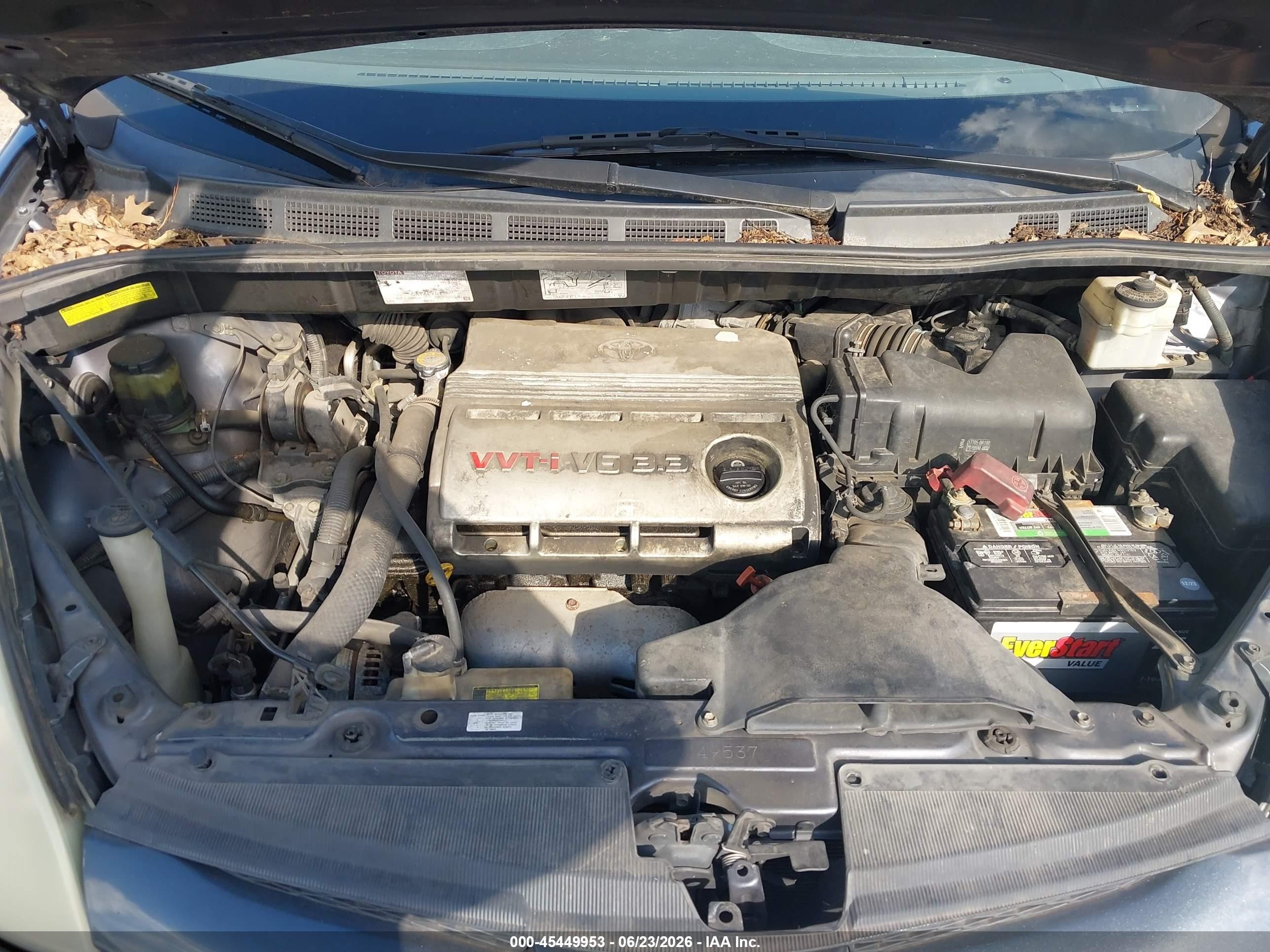 2006 Toyota Sienna Xle Light Blue vin: 5TDZA22C56S507893