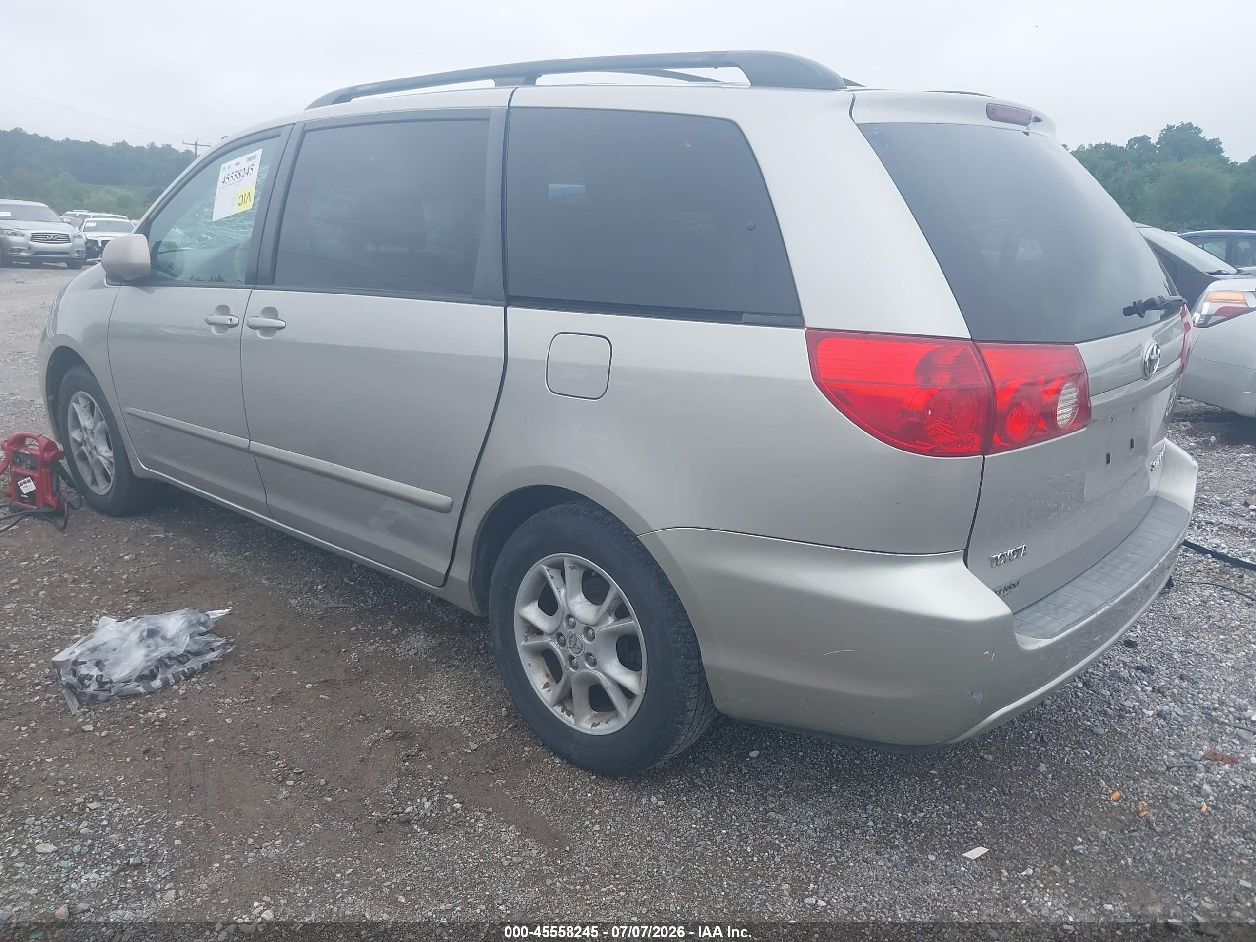 2006 Toyota Sienna Xle Gray vin: 5TDZA22C56S511894
