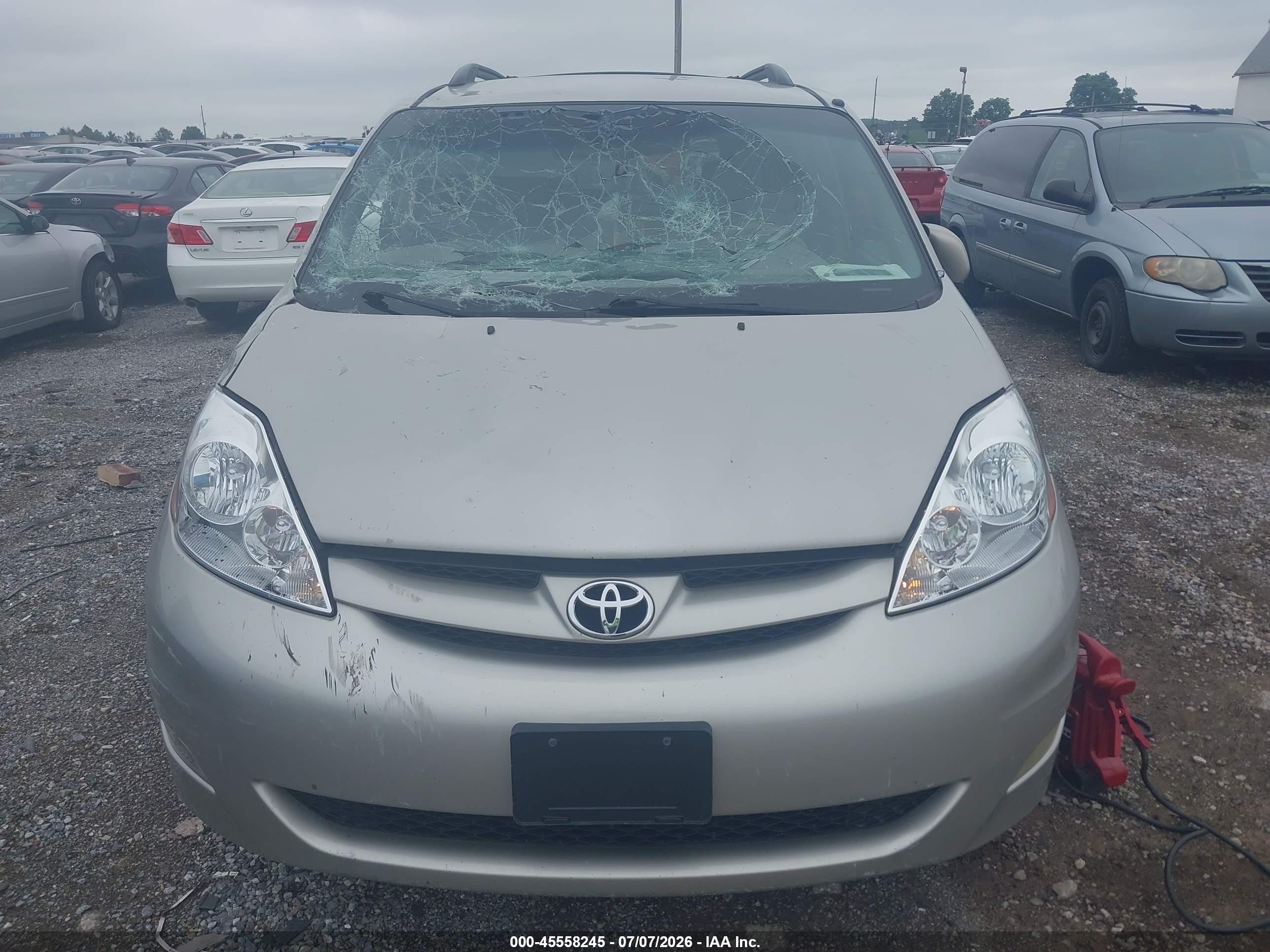 2006 Toyota Sienna Xle Gray vin: 5TDZA22C56S511894