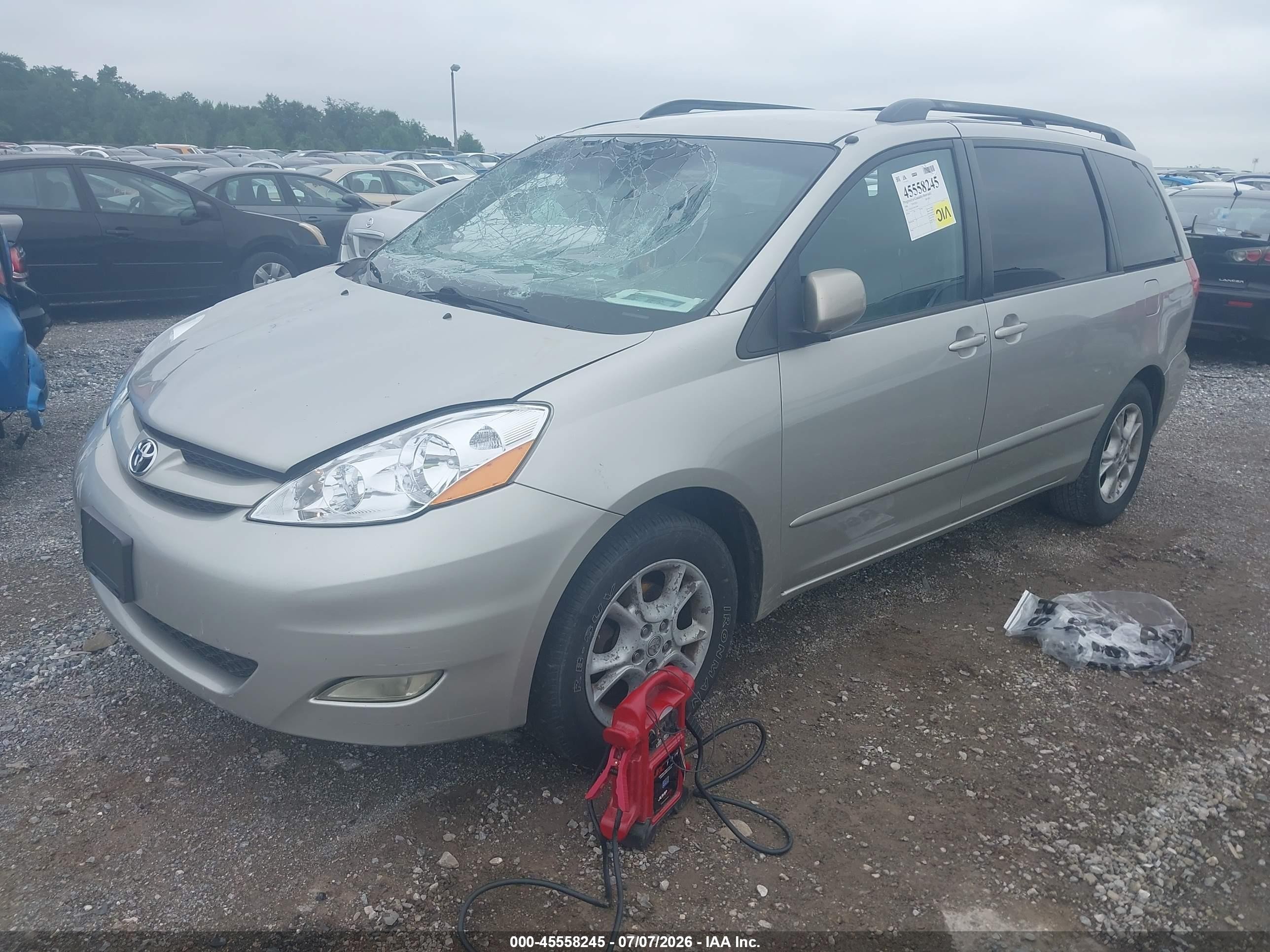 2006 Toyota Sienna Xle Gray vin: 5TDZA22C56S511894