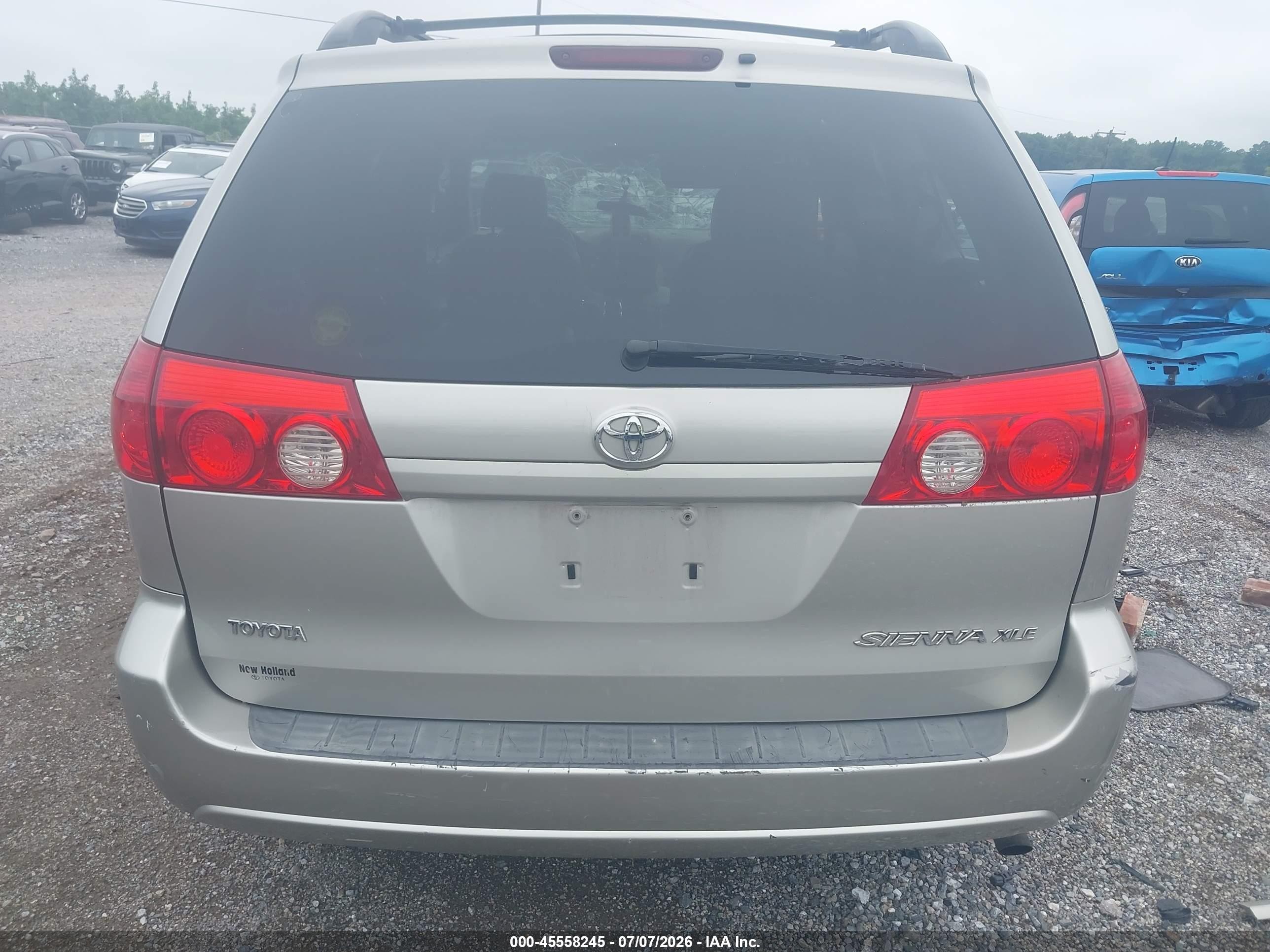 2006 Toyota Sienna Xle Gray vin: 5TDZA22C56S511894